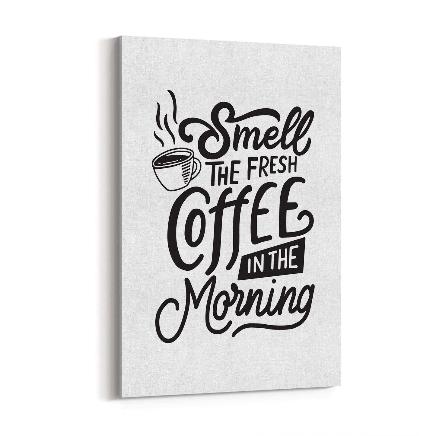 Coffee Quote Minimal Kitchen Cafe Style Wall Art #15 - The Affordable Art Company