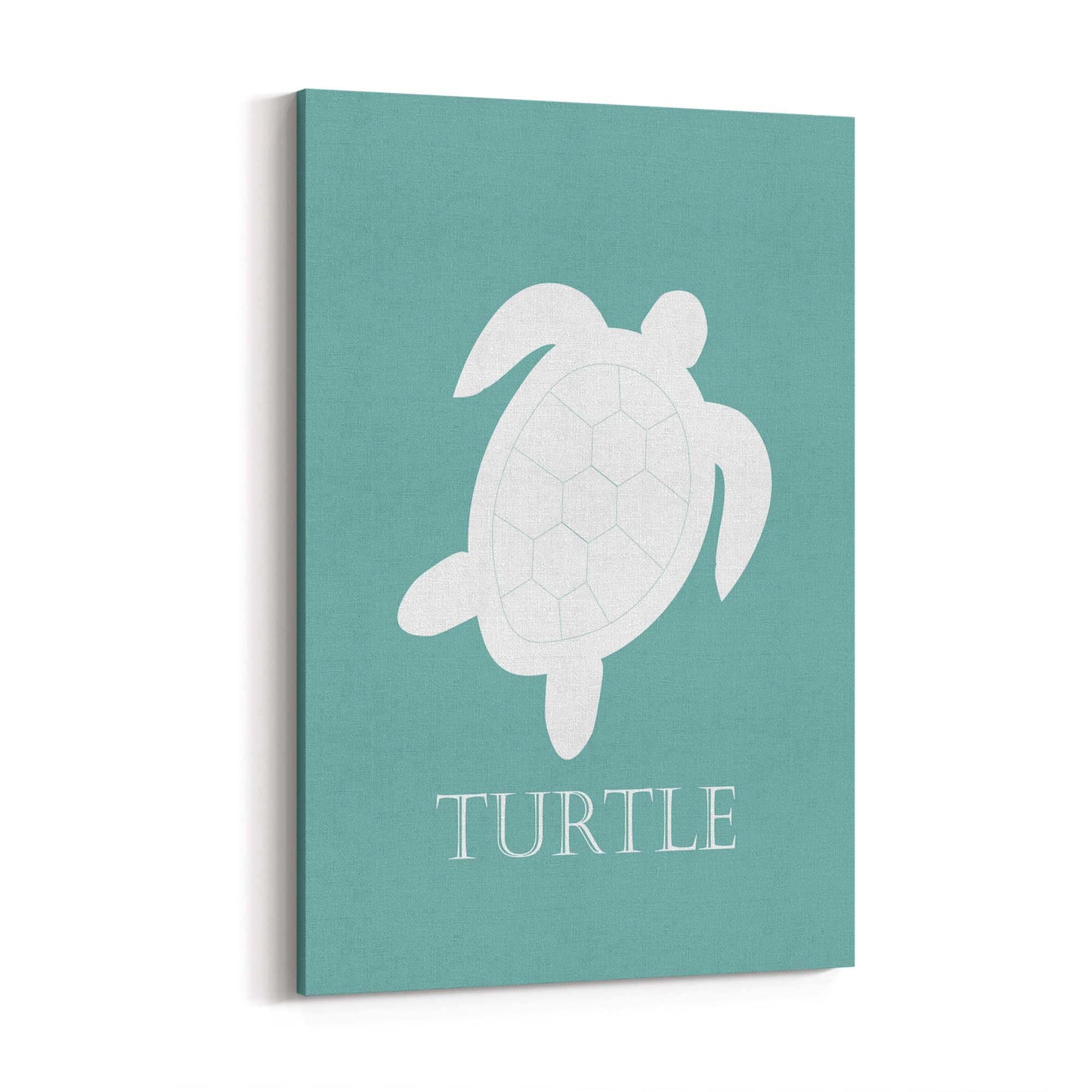 Sea Turtle Cartoon Sealife Nursery Baby Wall Art #2 - The Affordable Art Company