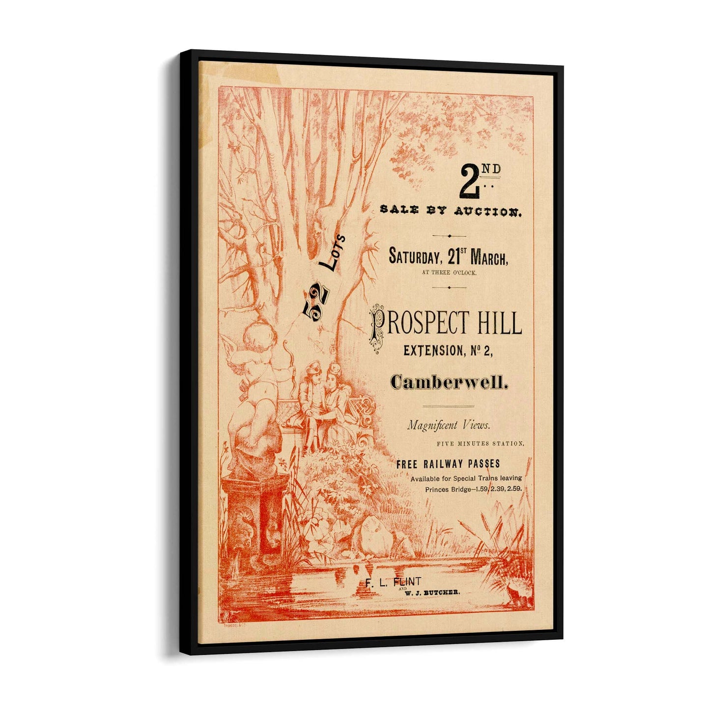 Camberwell Melbourne Vintage Real Estate Ad Art #3 - The Affordable Art Company