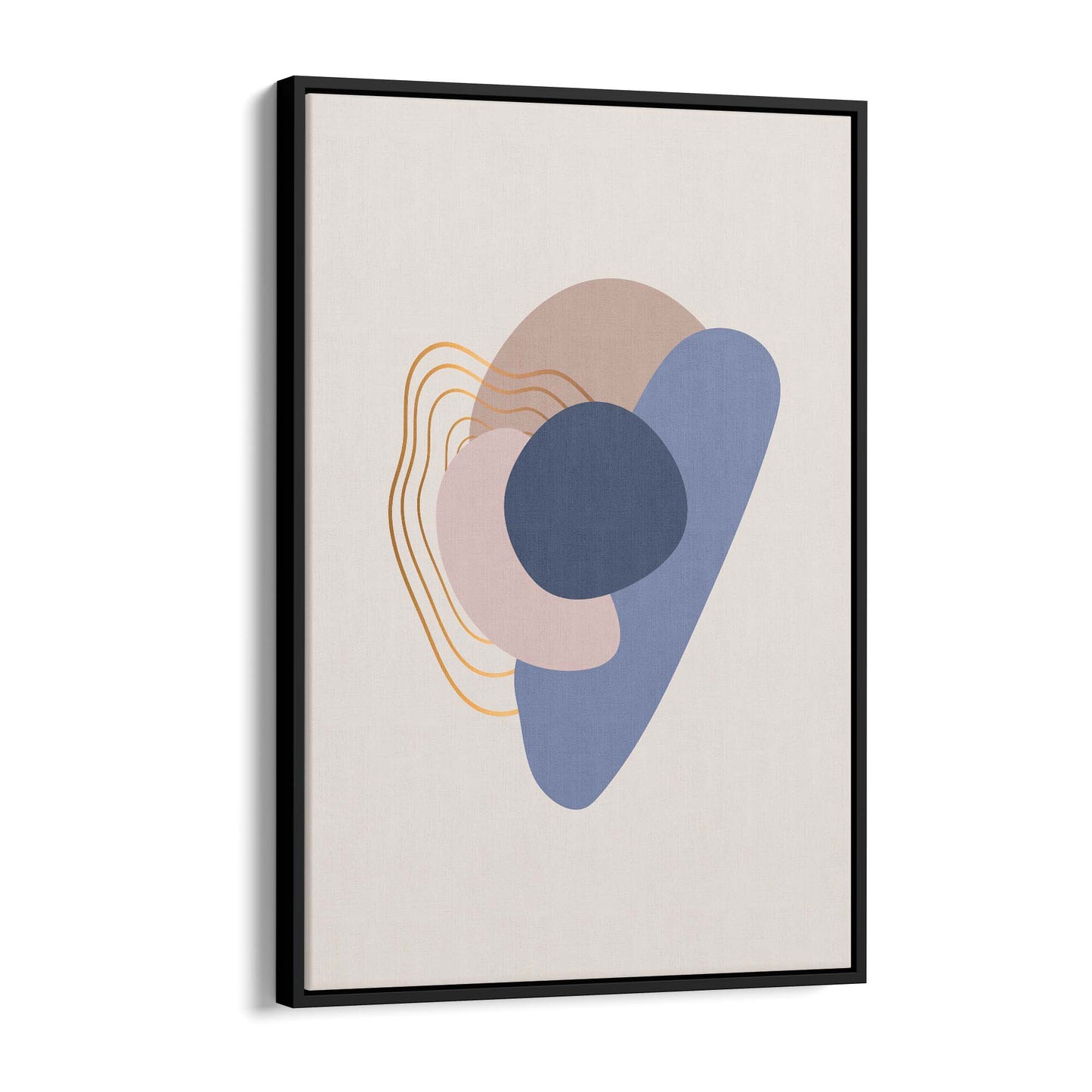 Pale Abstract Shapes Wall Art #8 - The Affordable Art Company