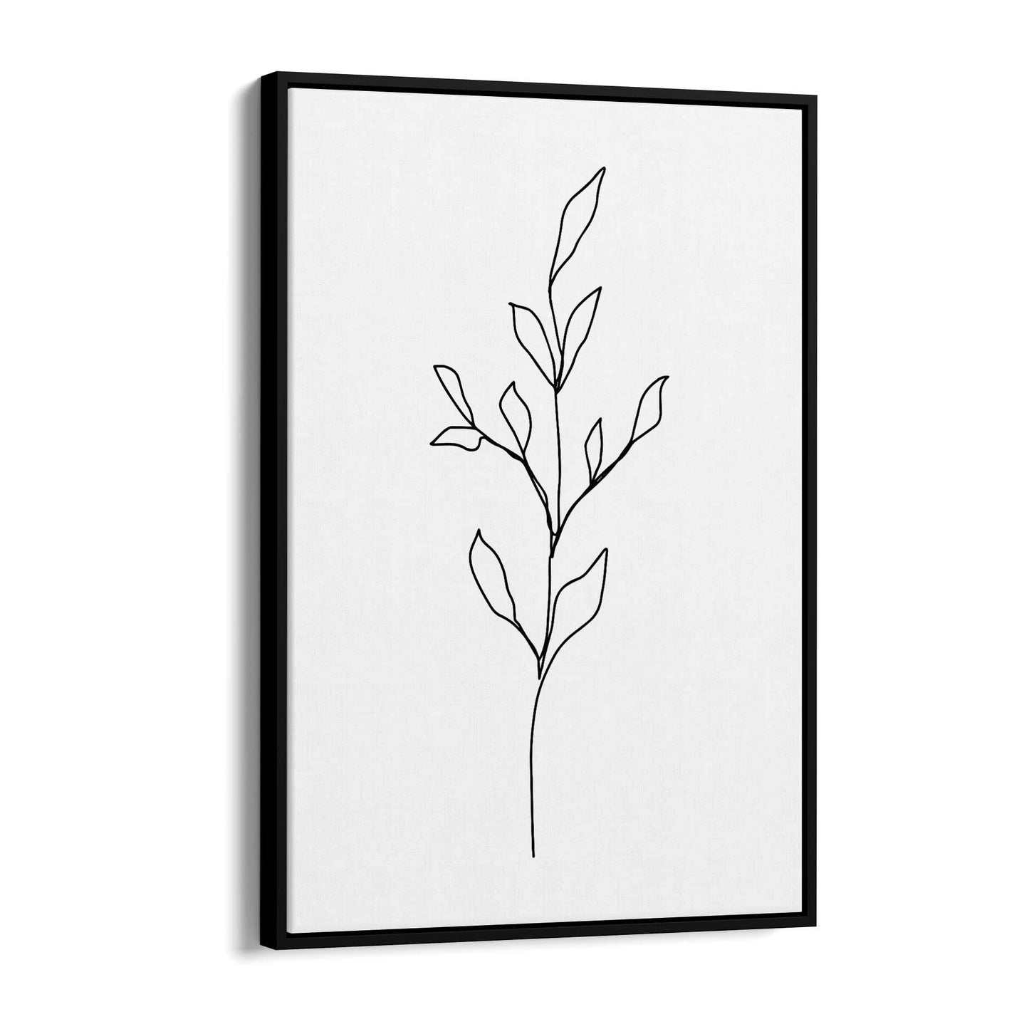 Minimal Floral Drawing Flower Abstract Wall Art #41 - The Affordable Art Company