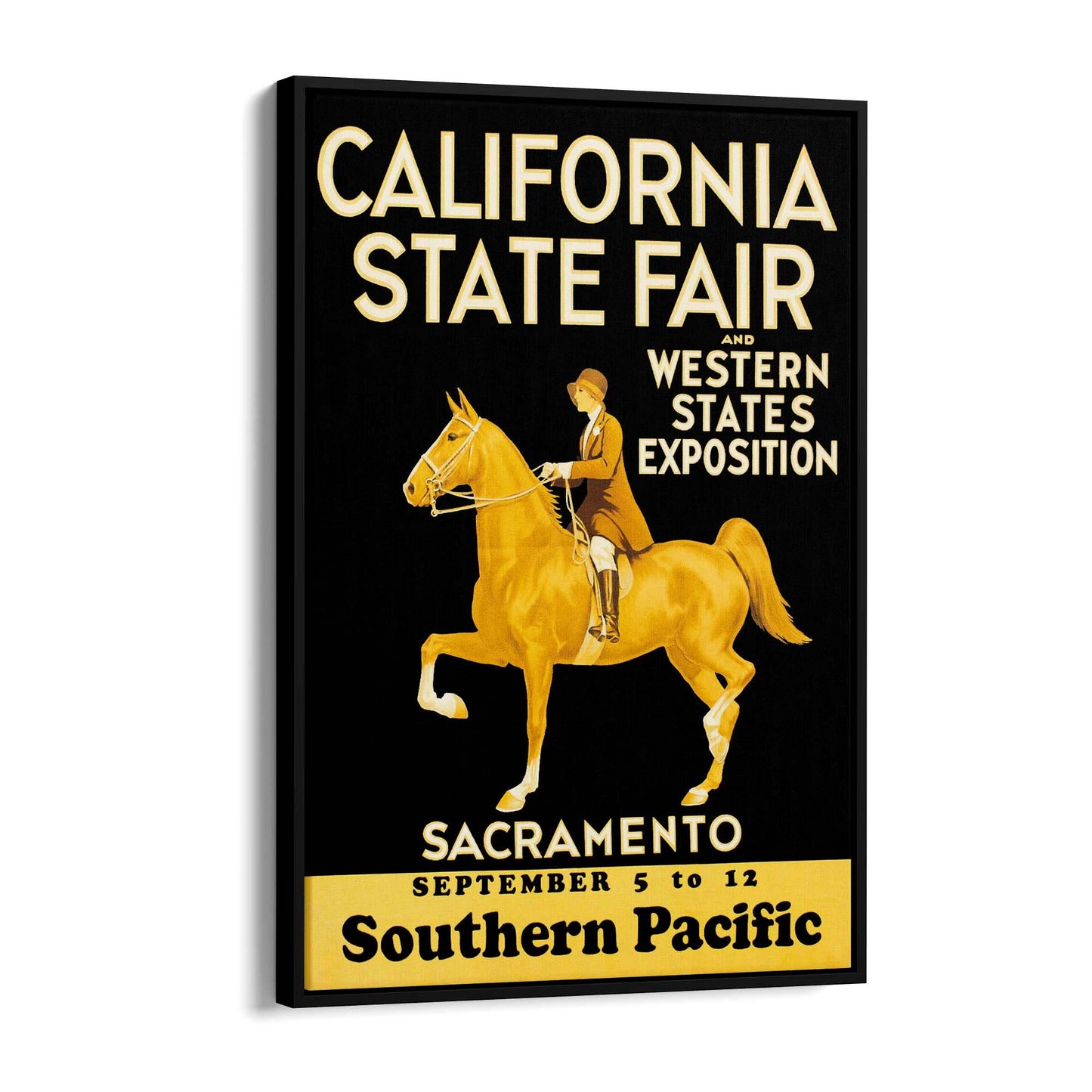 California State Fair Vintage Travel Advert Wall Art - The Affordable Art Company