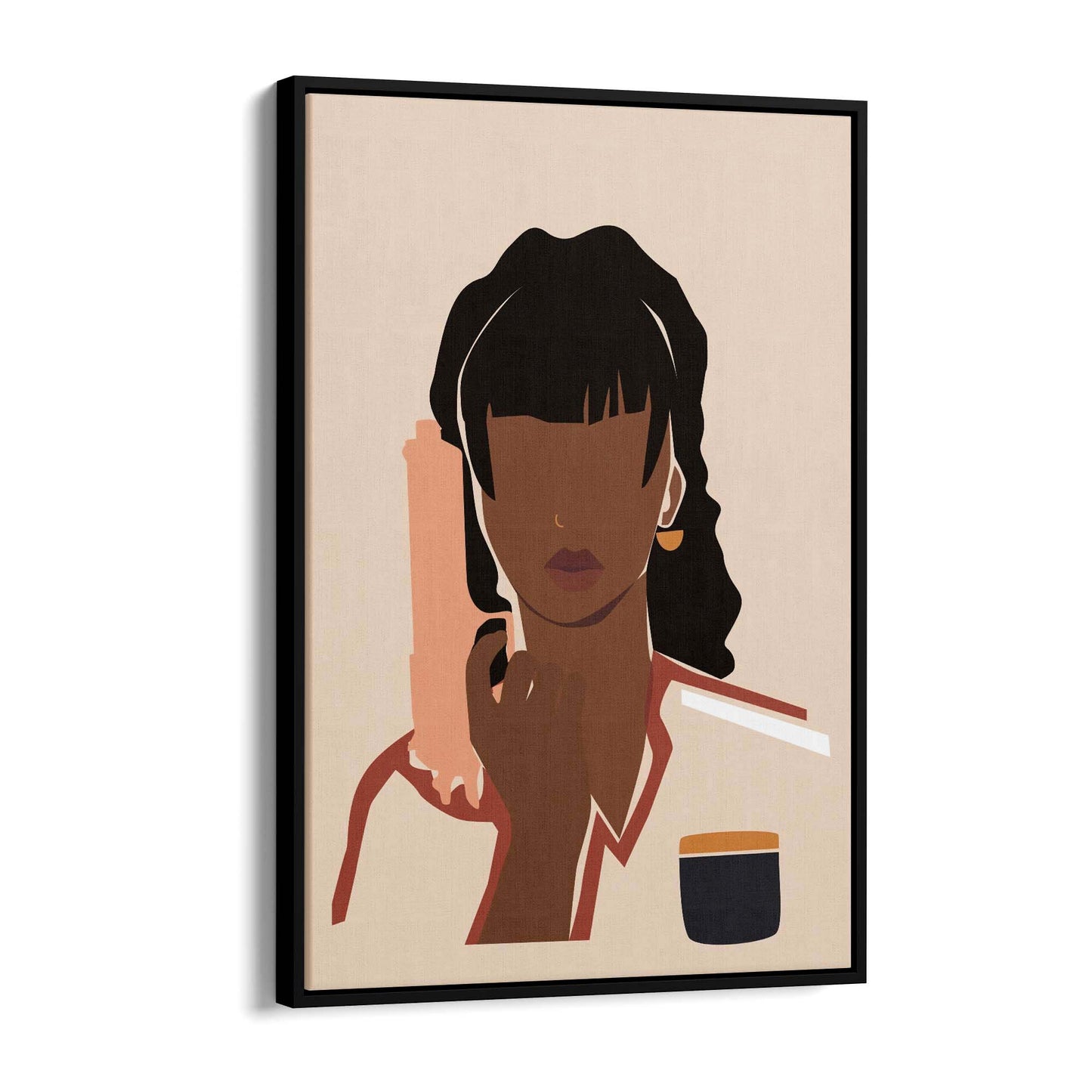 A Deadly Woman Retro Assassin Wall Art - The Affordable Art Company