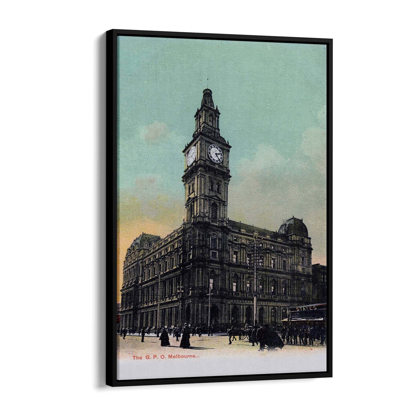 General Post Office, Melbourne Vintage Wall Art #1 - The Affordable Art Company
