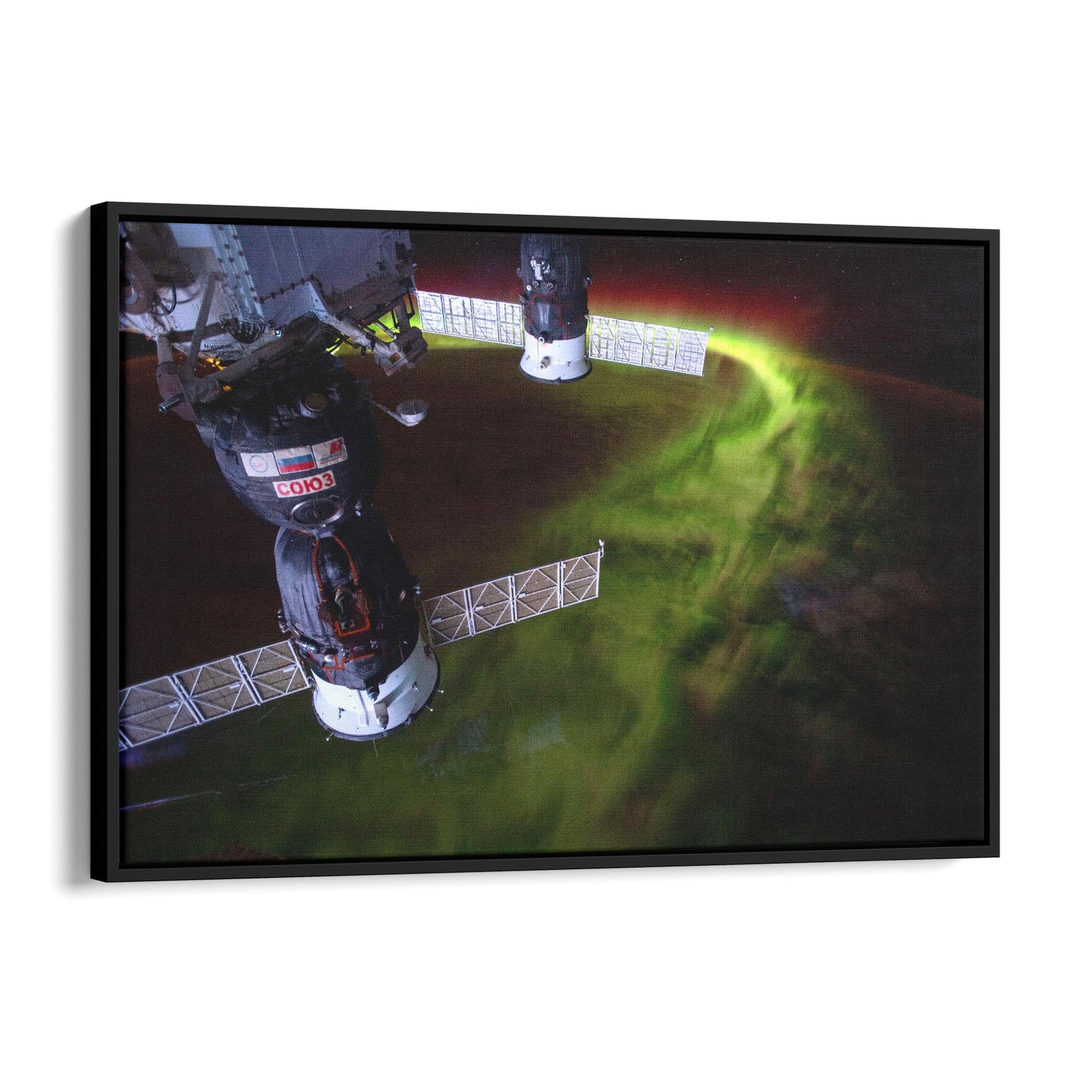 Aurora Australis Photograph Space Wall Art - The Affordable Art Company