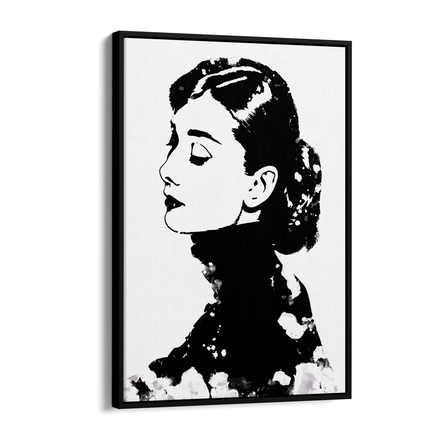 Audrey Hepburn Fashion Minimal Bedroom Wall Art #5 - The Affordable Art Company