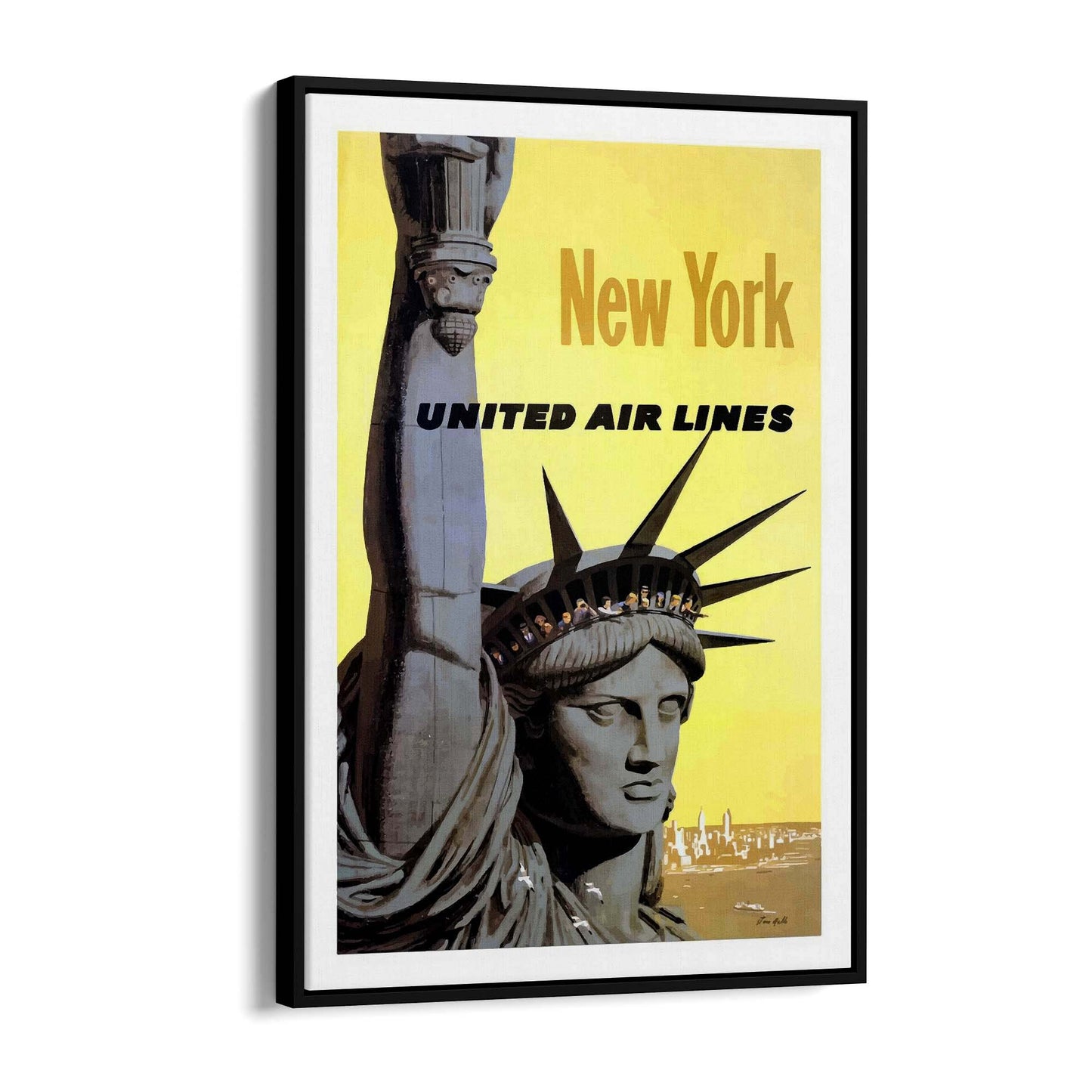 Vintage New York Travel Advert Wall Art - The Affordable Art Company