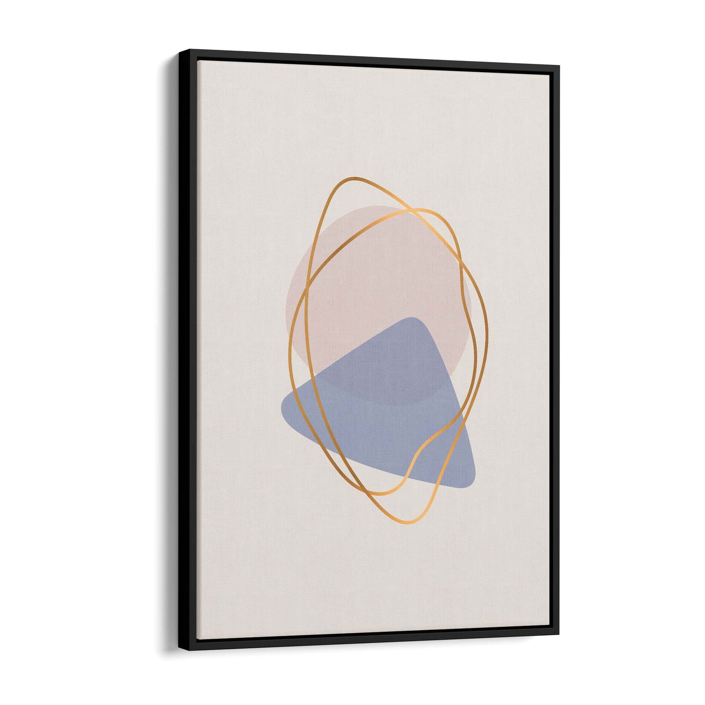 Pale Abstract Shapes Wall Art #7 - The Affordable Art Company