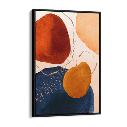 Abstract Modern Watercolour Shapes Painting Wall Art #3 - The Affordable Art Company