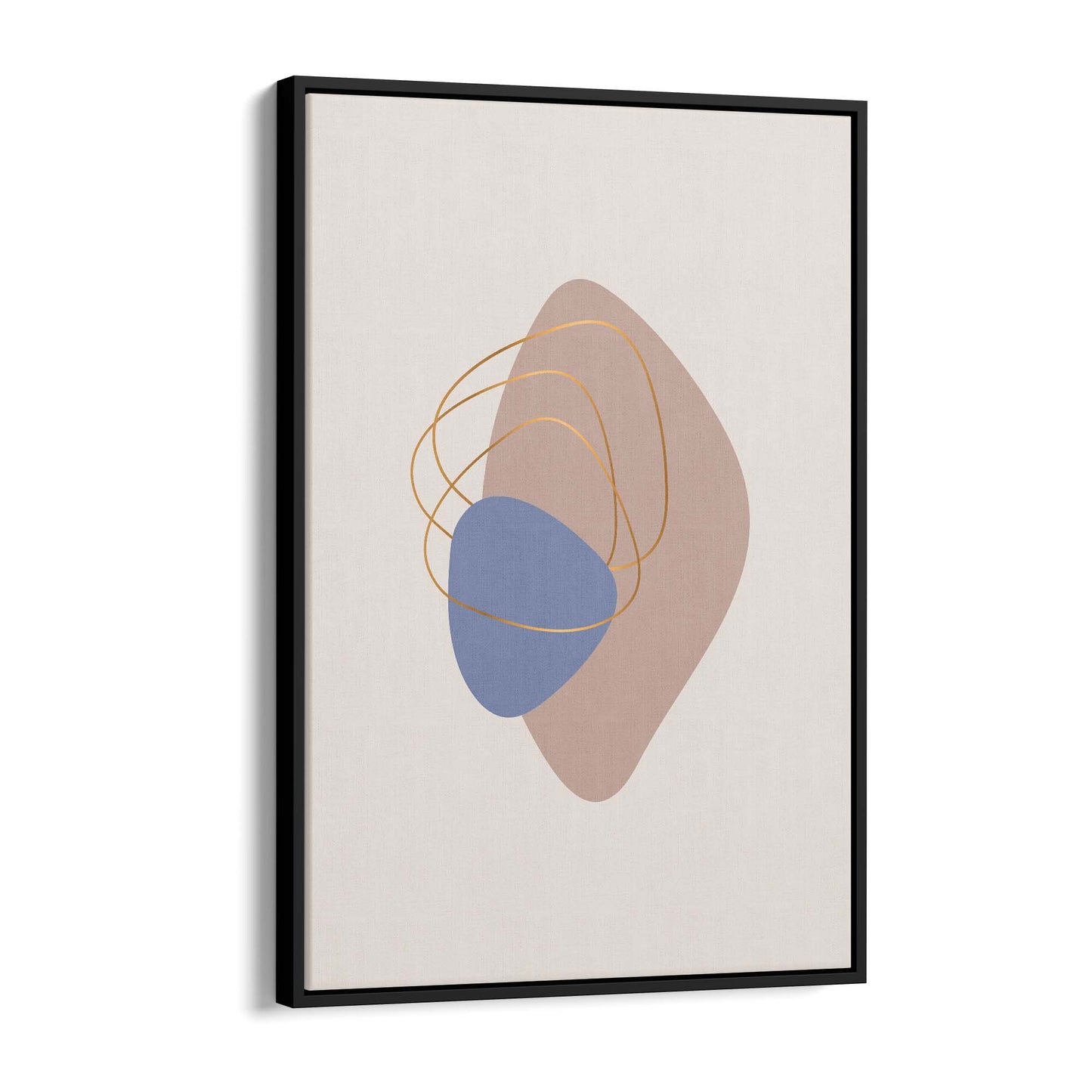 Pale Abstract Shapes Wall Art #5 - The Affordable Art Company