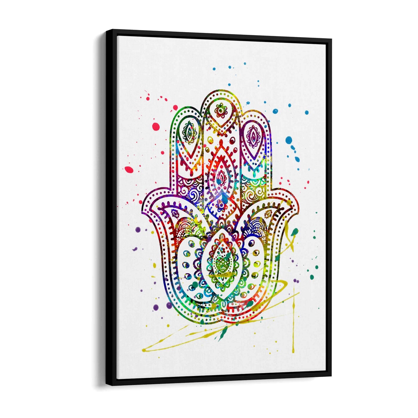Yoga Studio Mandala Calming Yoga Buddhist Wall Art #1 - The Affordable Art Company