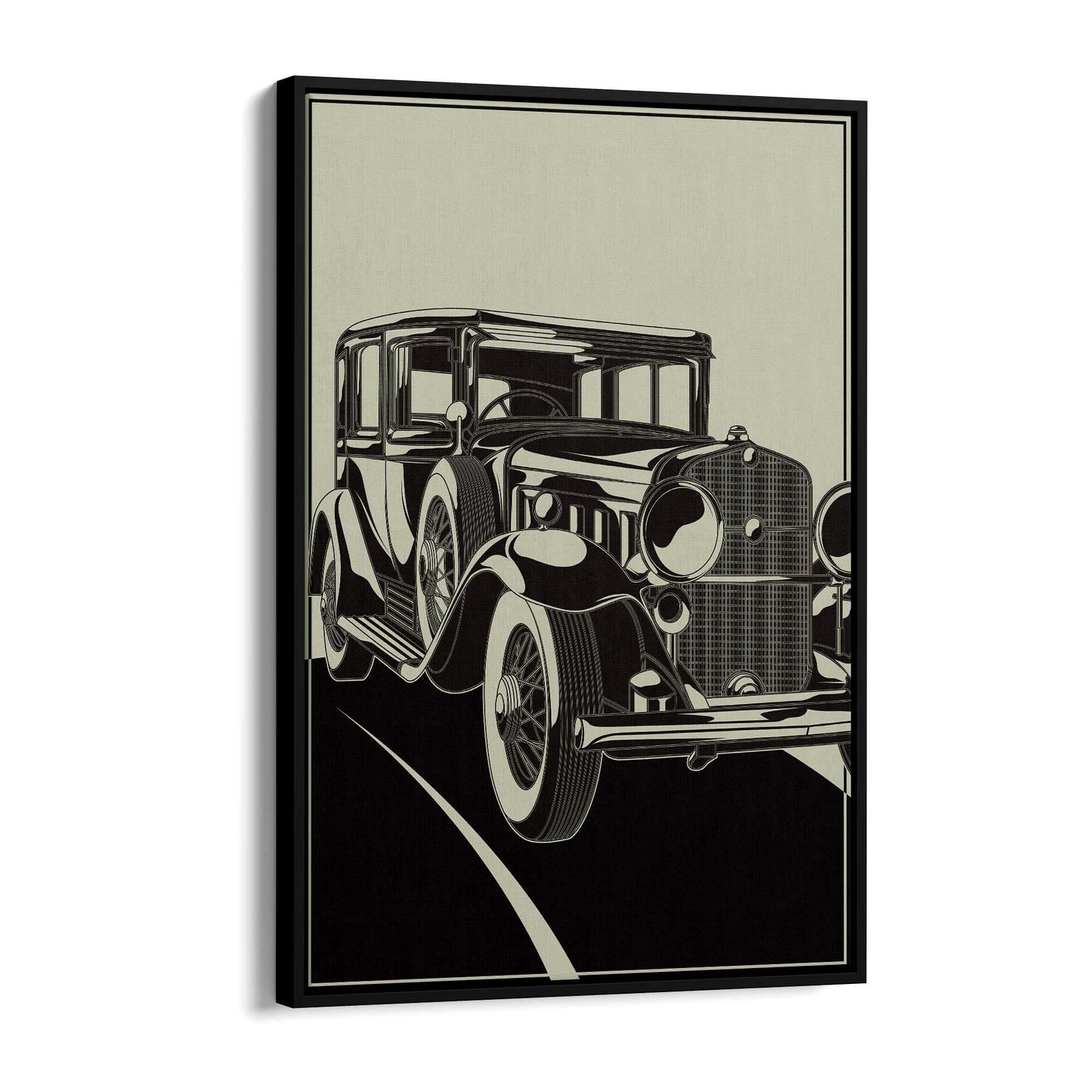 Art Deco Car Vintage Retro New York Wall Art #2 - The Affordable Art Company