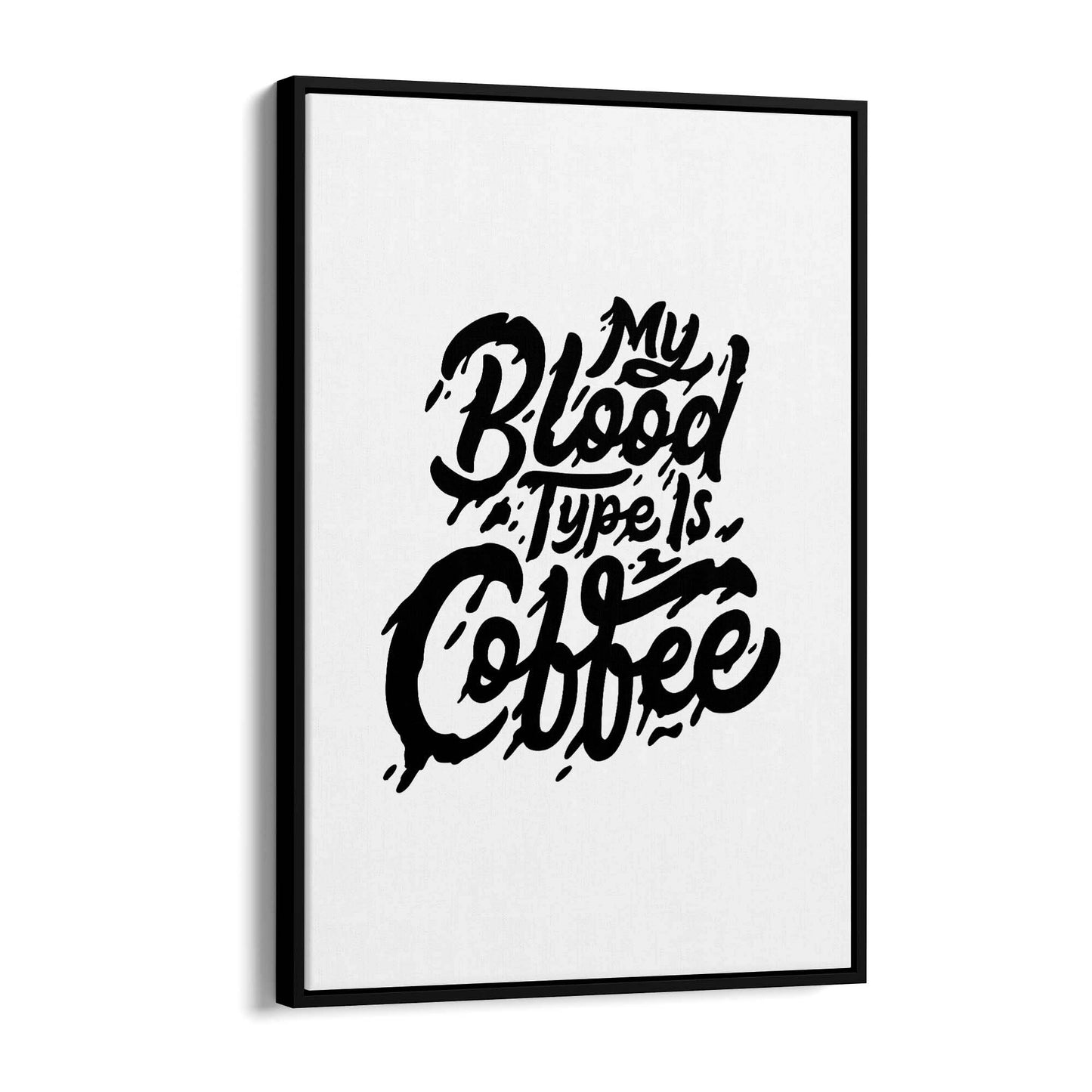 Coffee Quote Minimal Kitchen Cafe Style Wall Art #6 - The Affordable Art Company