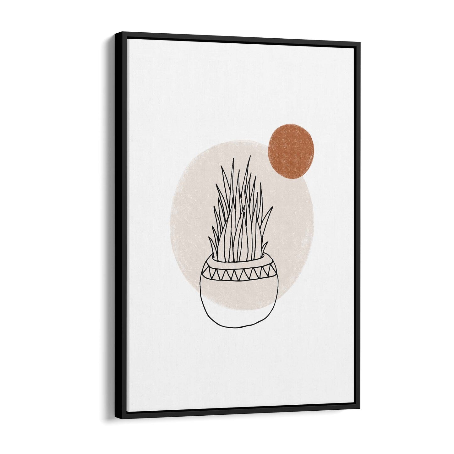 Modern Abstract Shape Minimal Retro Wall Art #10 - The Affordable Art Company