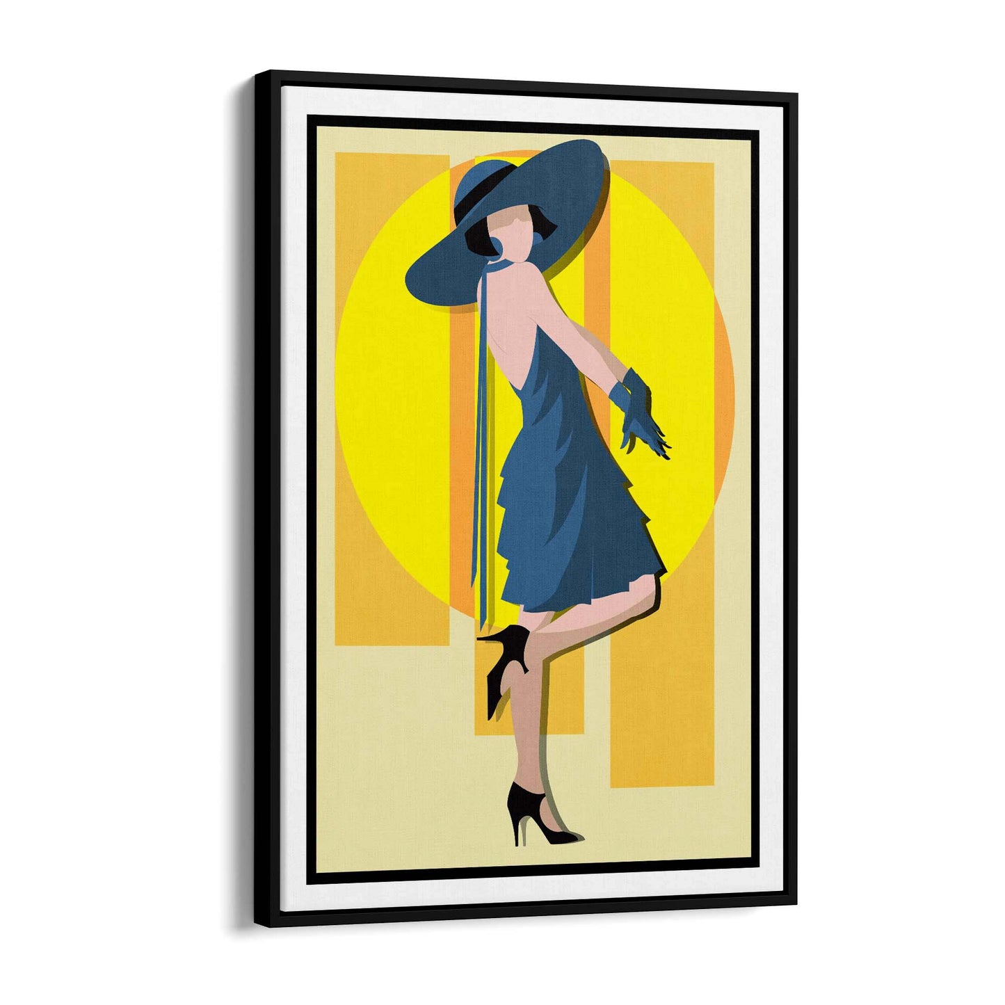 Art Deco New York Fashion Retro Vintage Wall Art #3 - The Affordable Art Company