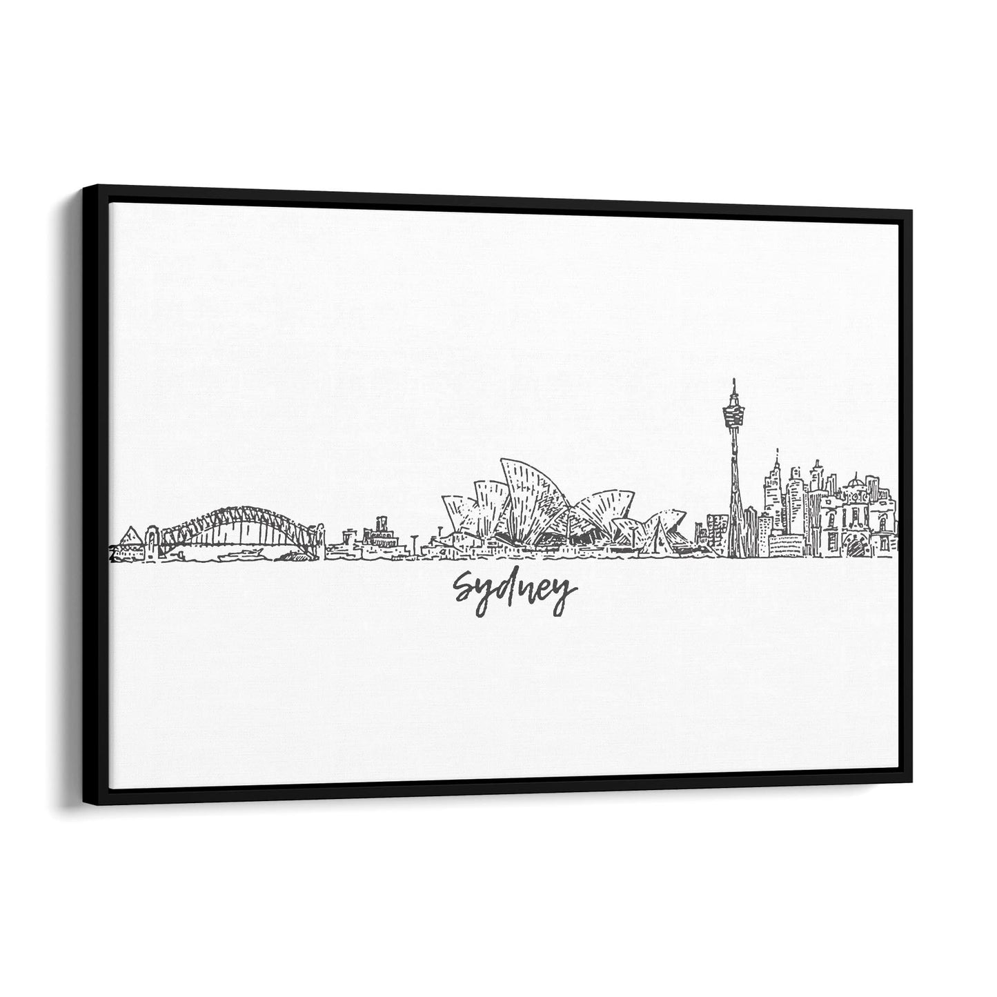 Sydney Cityscape Australian Travel Wall Art #2 - The Affordable Art Company