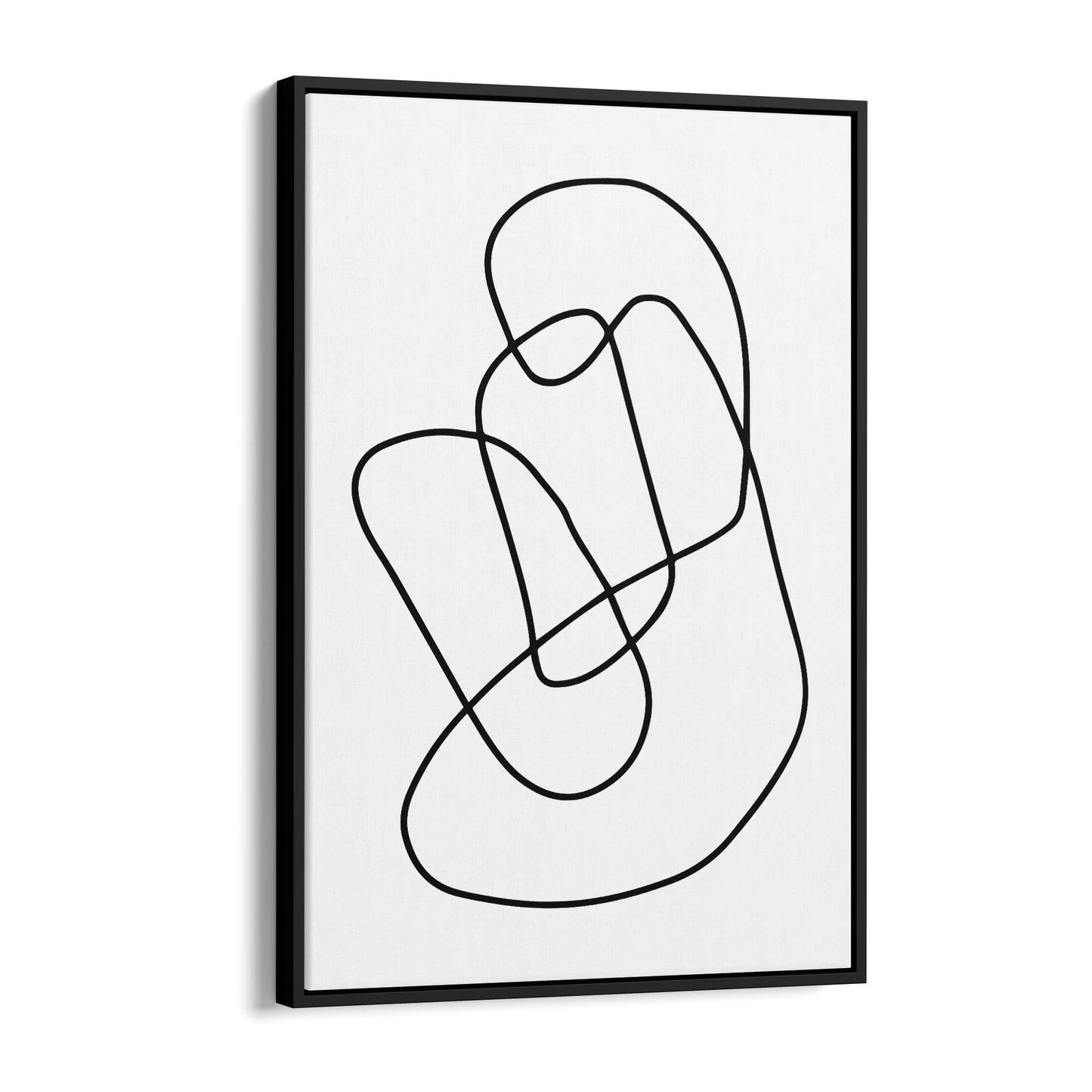 Minimal Abstract Modern Line Artwork Wall Art #1 - The Affordable Art Company