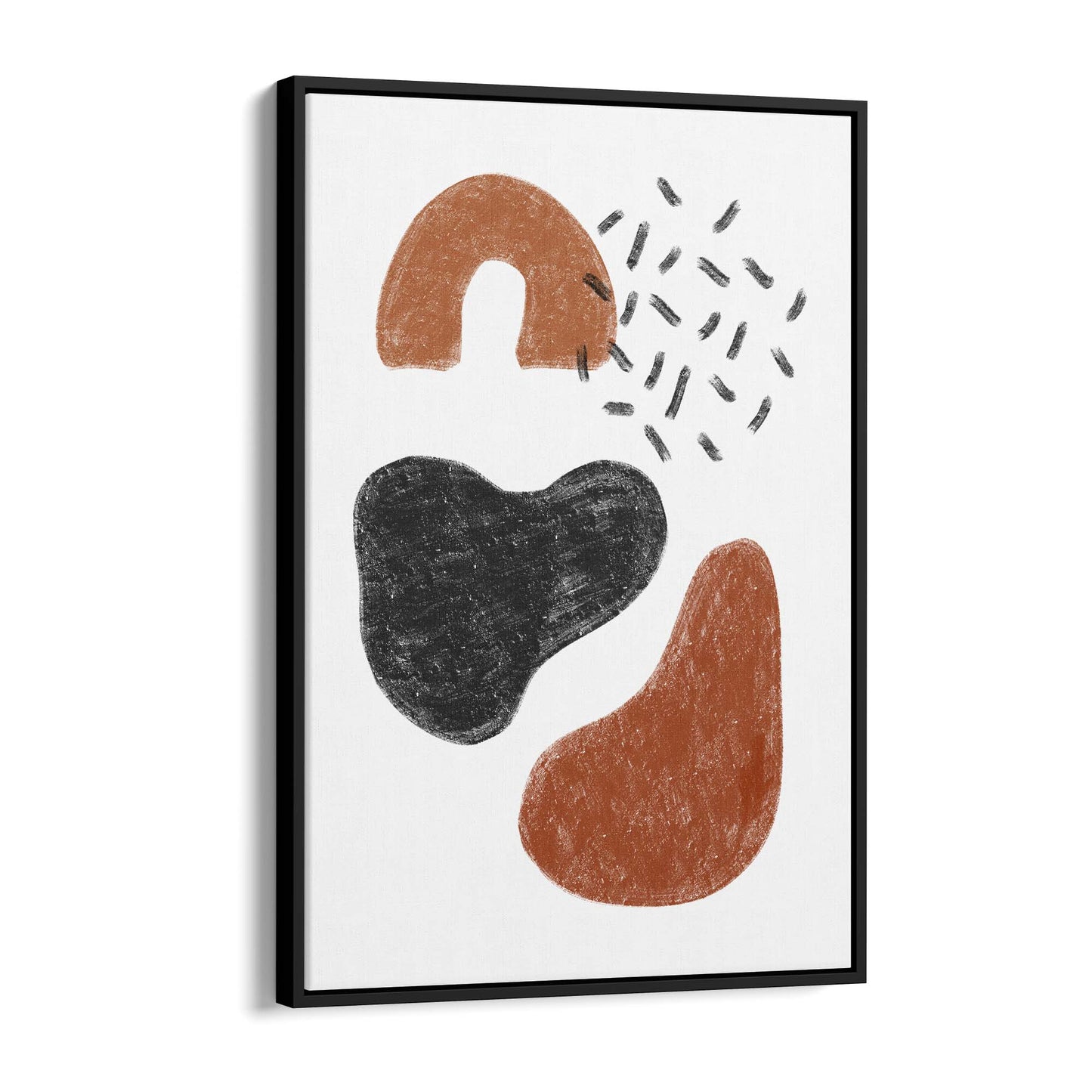 Modern Abstract Shape Minimal Retro Wall Art #2 - The Affordable Art Company