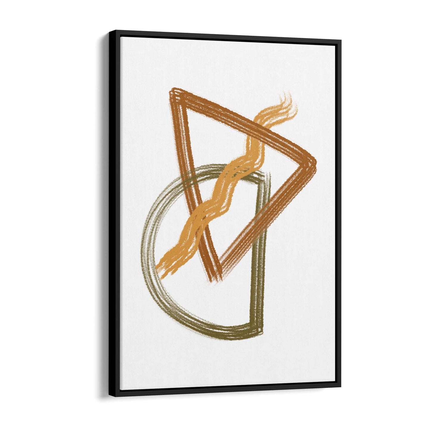 Abstract Minimal Shape Modern Artwork Wall Art #1 - The Affordable Art Company