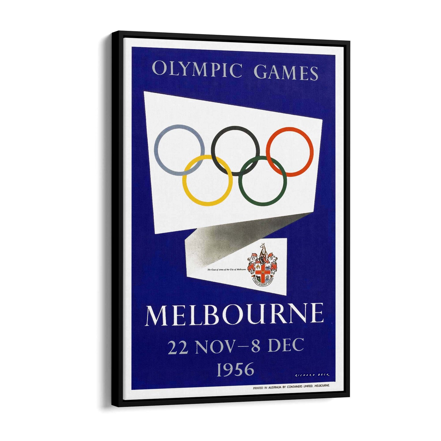 Olympic Games Melbourne (1956) Vintage Wall Art #1 - The Affordable Art Company