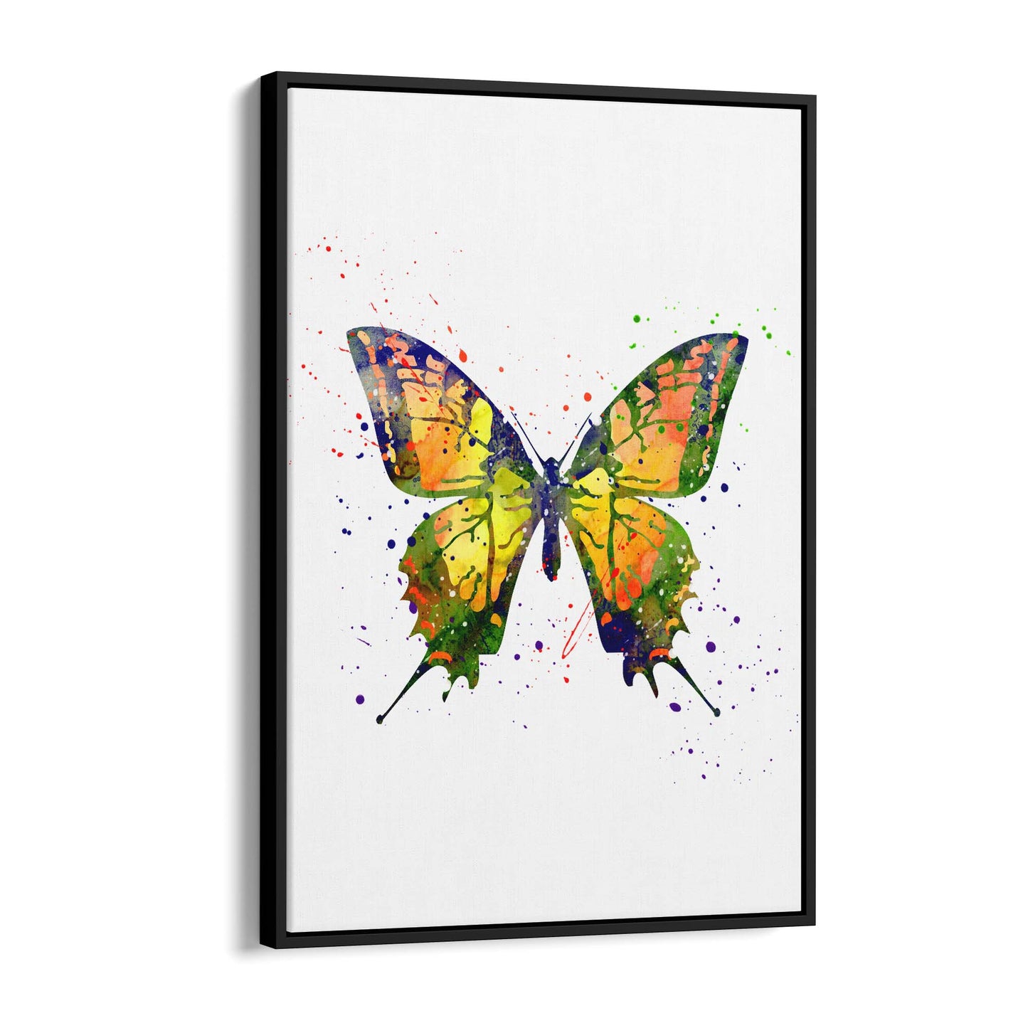 Butterfly Cute Nursery Baby Toddler Wall Art #3 - The Affordable Art Company