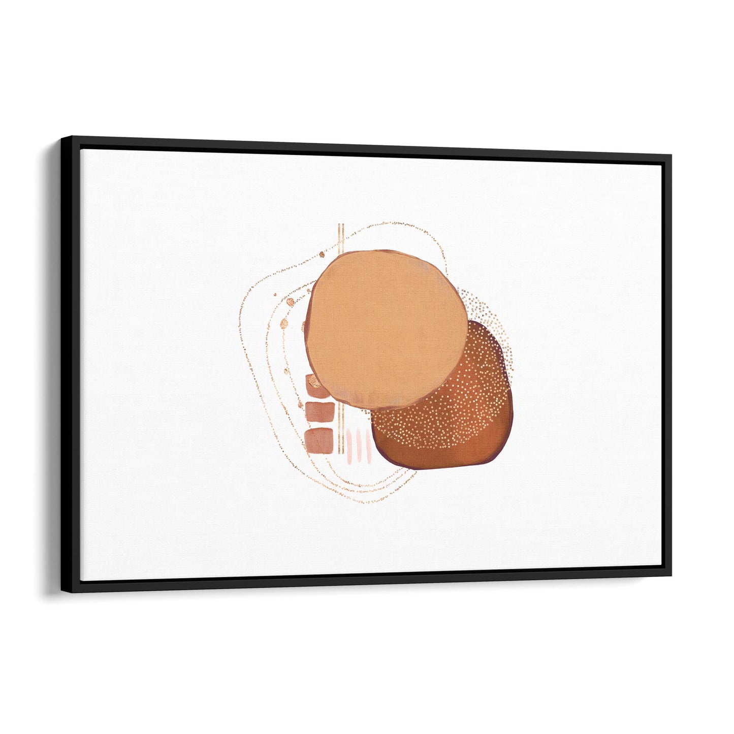 Blue Abstract Painting Minimal Modern Wall Art #12 - The Affordable Art Company