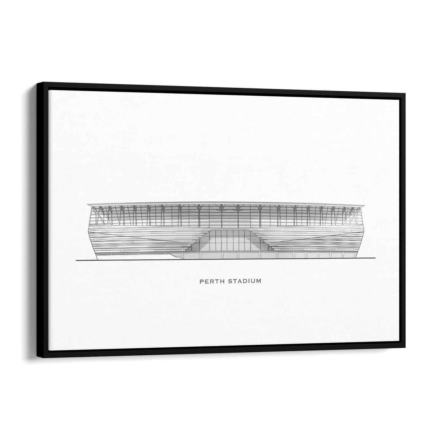 Perth Stadium Original Wall Art - The Affordable Art Company