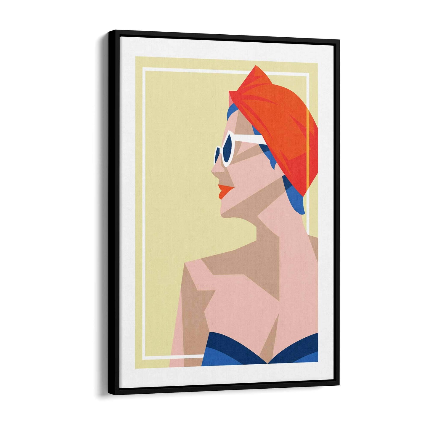 Retro Summer Beach Coastal Fashion Wall Art #2 - The Affordable Art Company