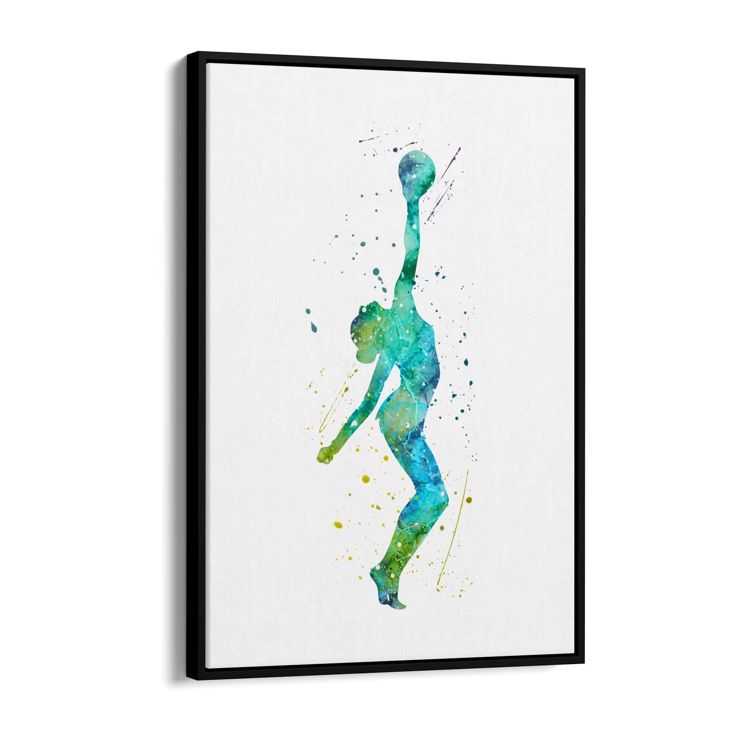 Gymnast Dance Girls Bedroom Gymnastics Wall Art #1 - The Affordable Art Company