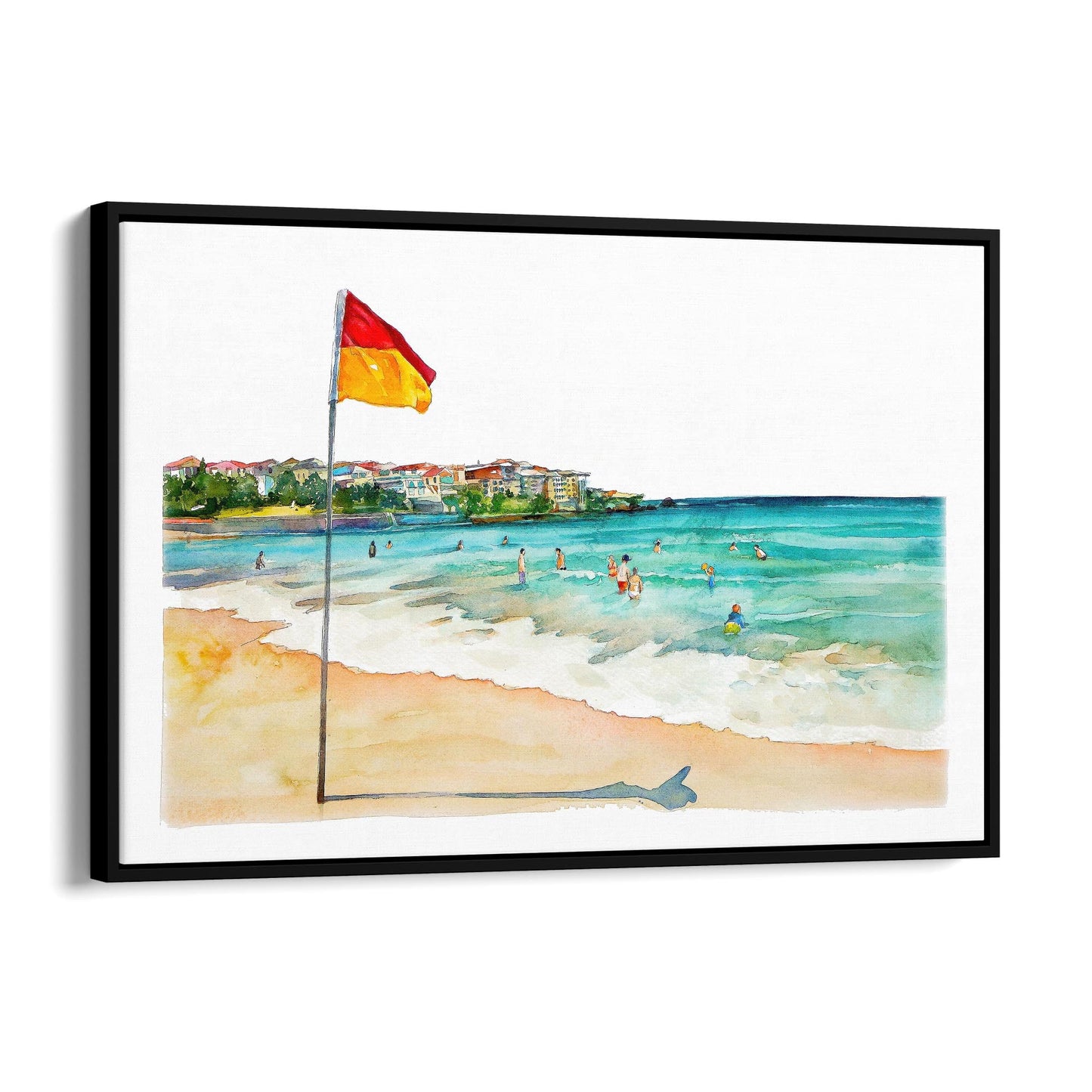 Bondi Beach Sydney Coastal Painting Wall Art - The Affordable Art Company