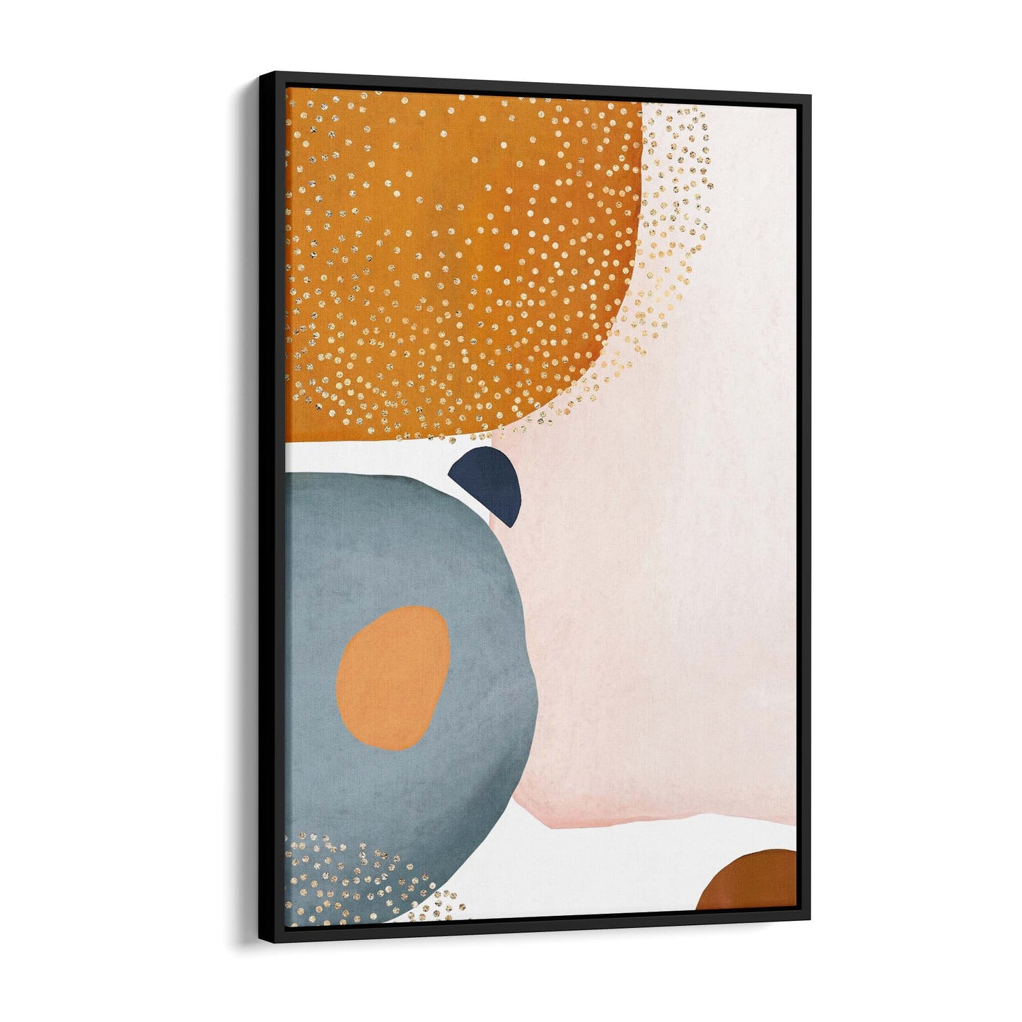 Minimal Pastel Abstract Retro Painting Wall Art #4 - The Affordable Art Company