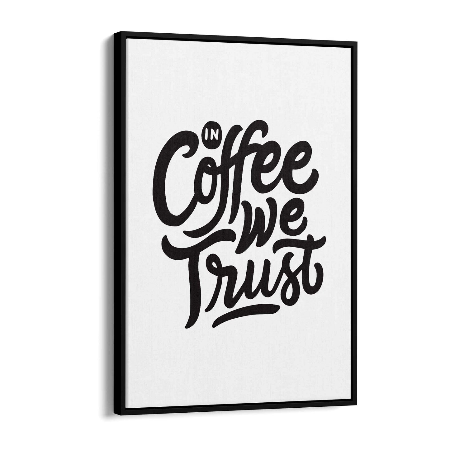 Coffee Quote Minimal Kitchen Cafe Style Wall Art #13 - The Affordable Art Company