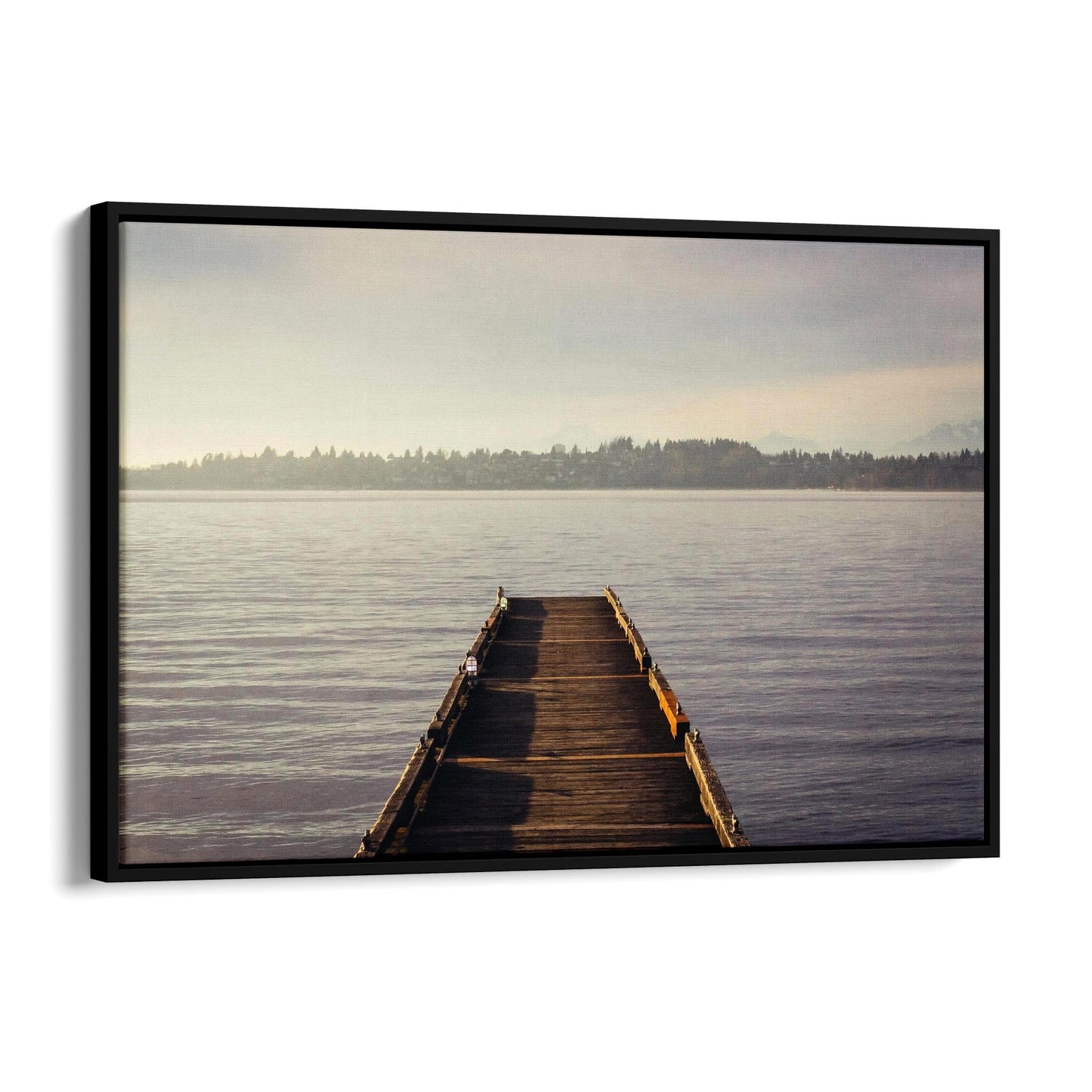 Calming Coast Landscape Photograph Wall Art - The Affordable Art Company