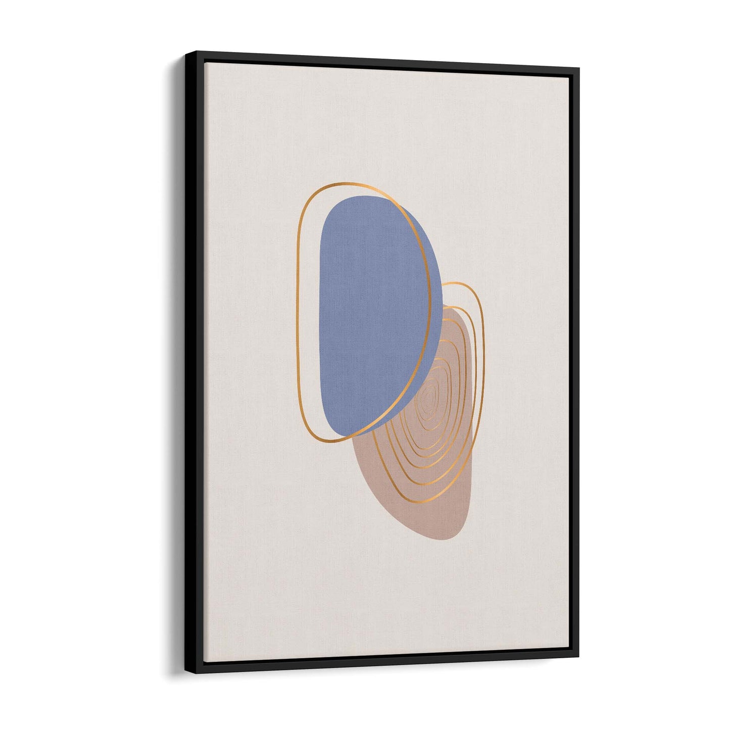 Pale Abstract Shapes Wall Art #6 - The Affordable Art Company