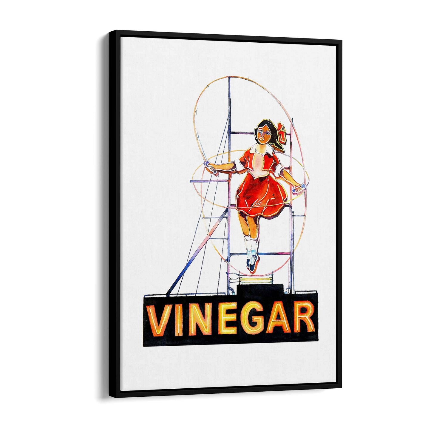 Vinegar Girl Richmond Melbourne Wall Art - The Affordable Art Company