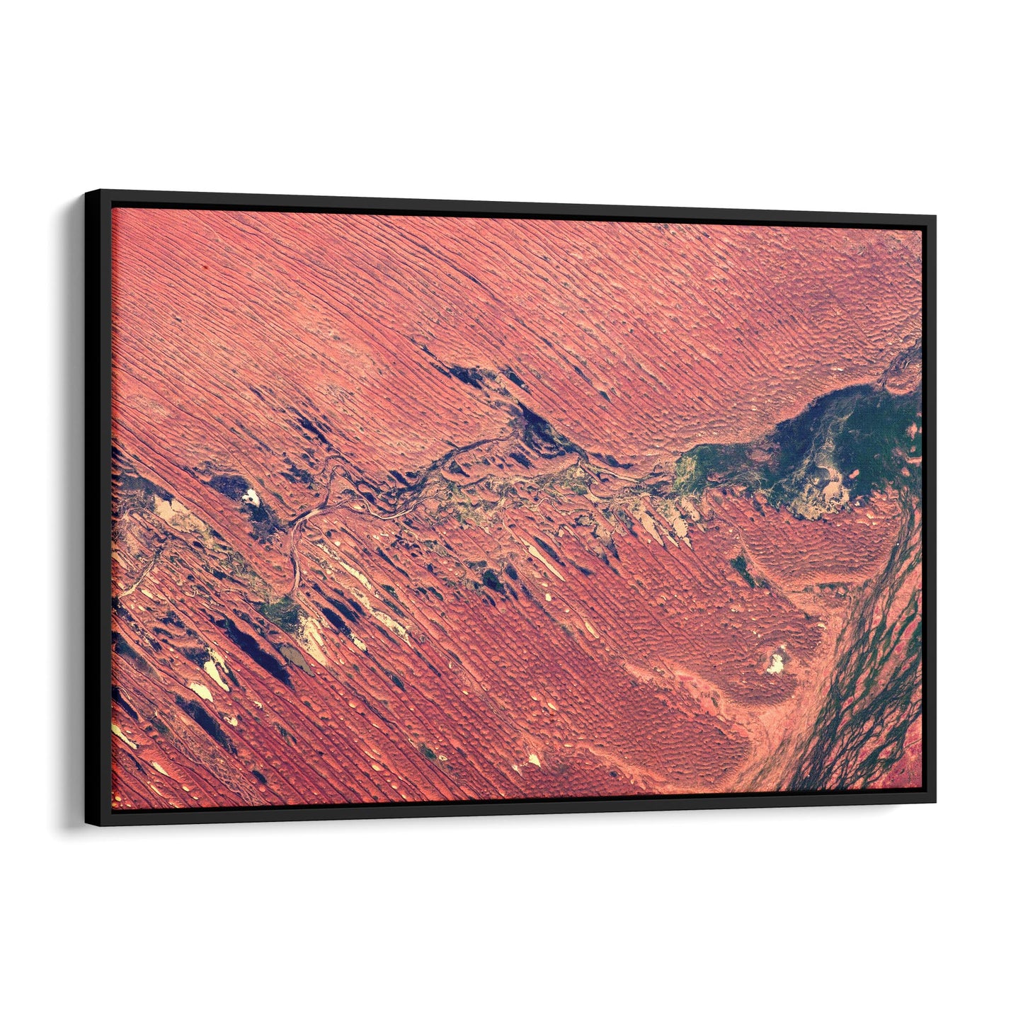 Sand Dunes, Australia Aerial Photograph Wall Art - The Affordable Art Company