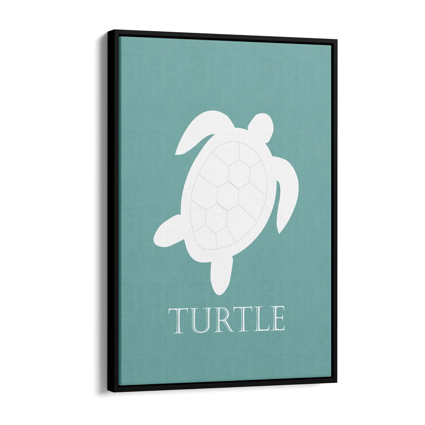 Sea Turtle Cartoon Sealife Nursery Baby Wall Art #2 - The Affordable Art Company
