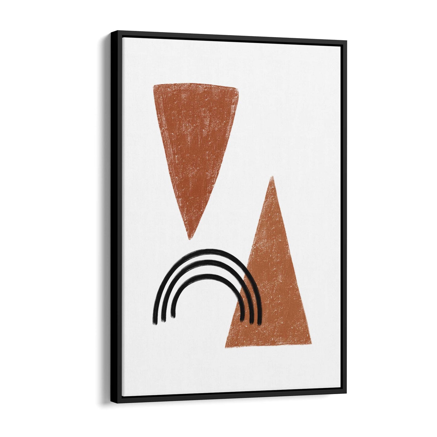 Modern Abstract Shape Minimal Retro Wall Art #4 - The Affordable Art Company