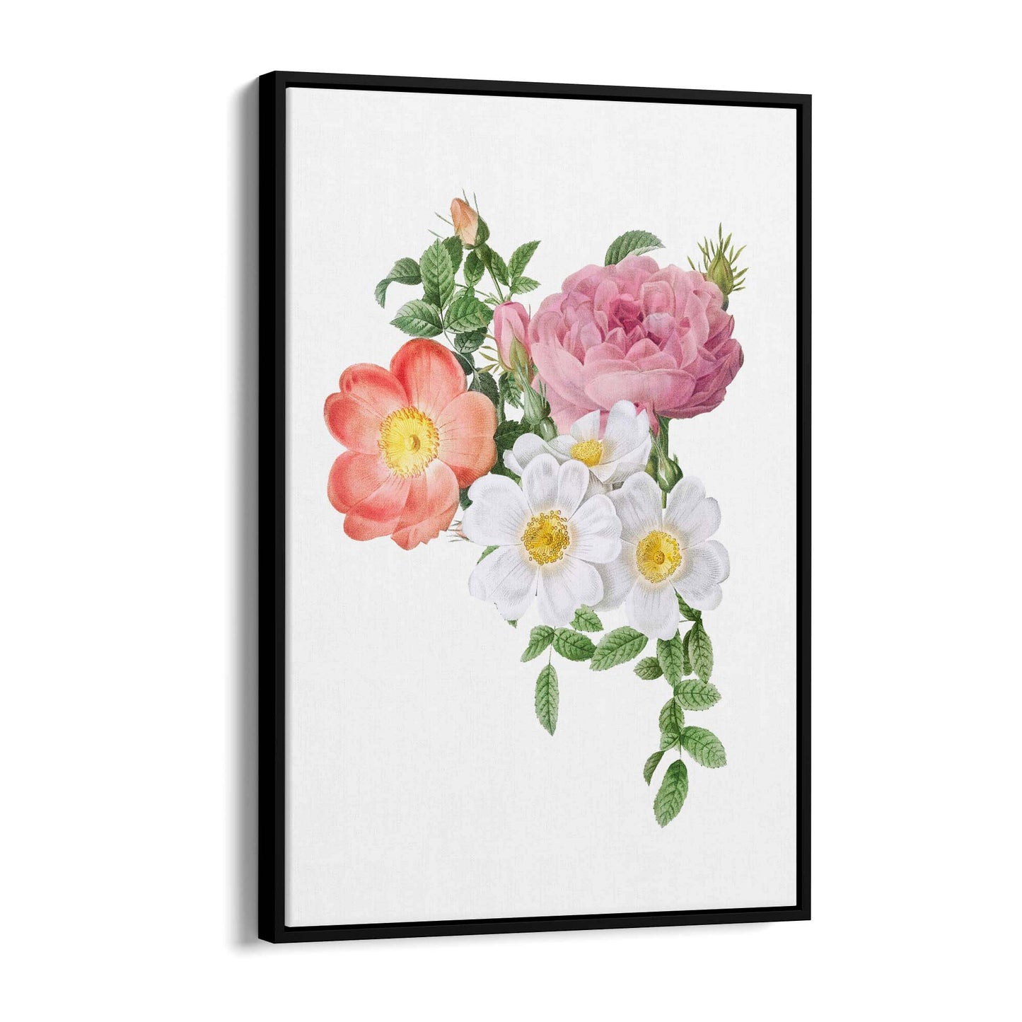 Botanical Flower Painting Floral Kitchen Wall Art #1 - The Affordable Art Company