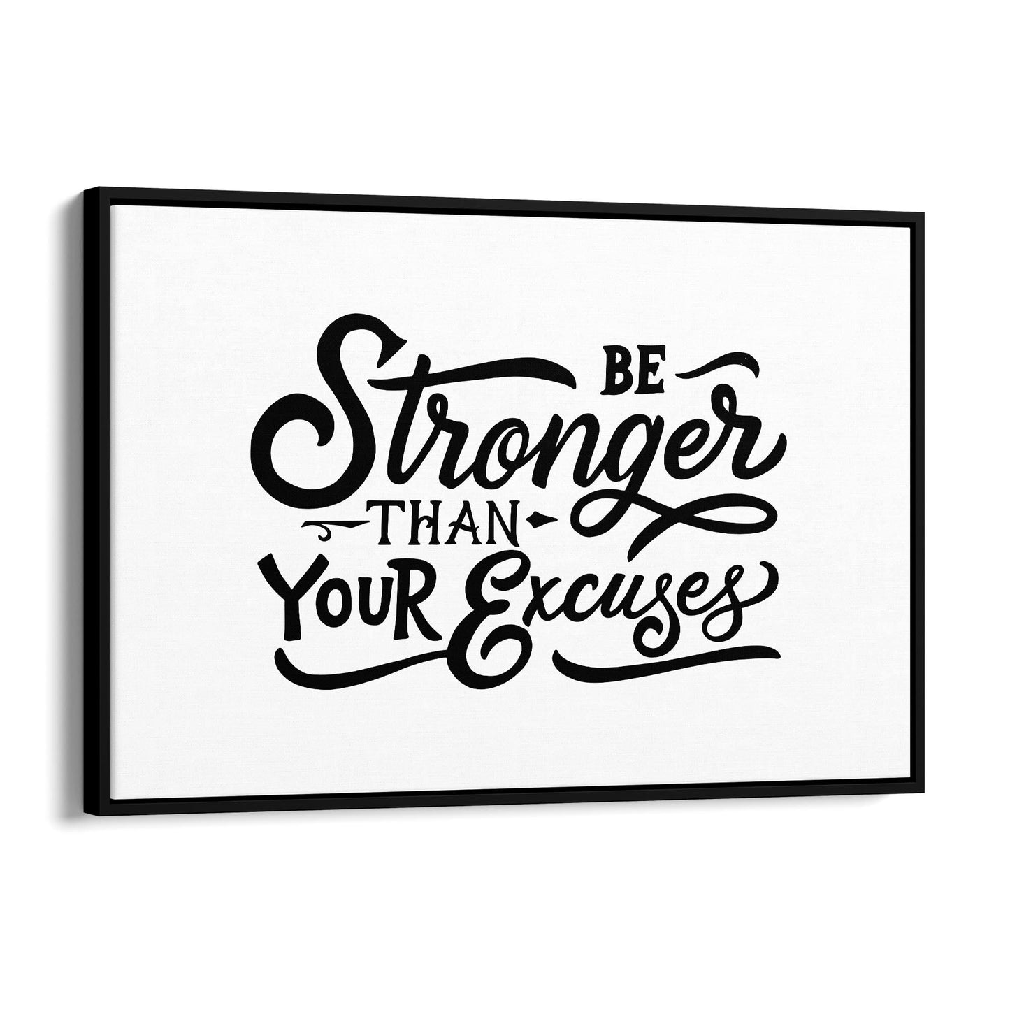 Gym Motivational Quote Fitness Wall Art #2 - The Affordable Art Company