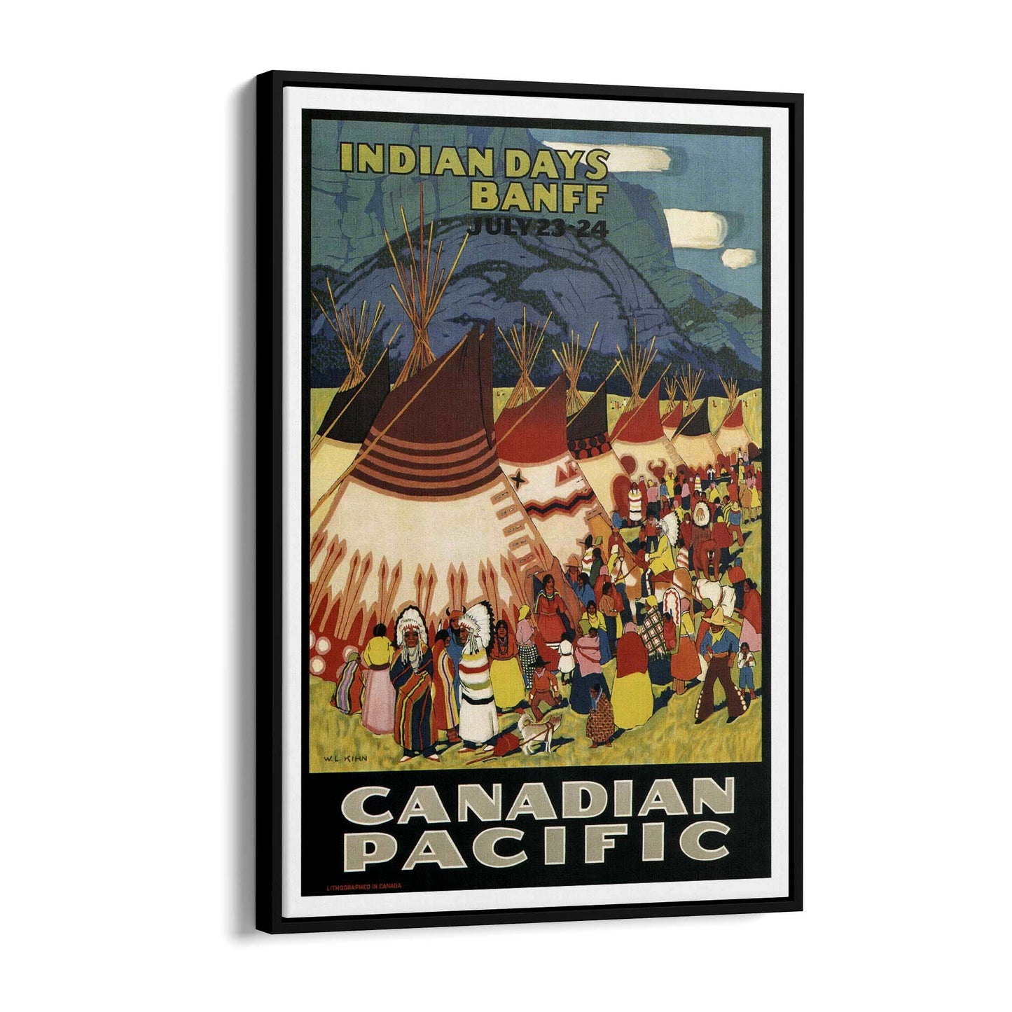 Canadian Pacific Vintage Shipping Advert Wall Art #5 - The Affordable Art Company