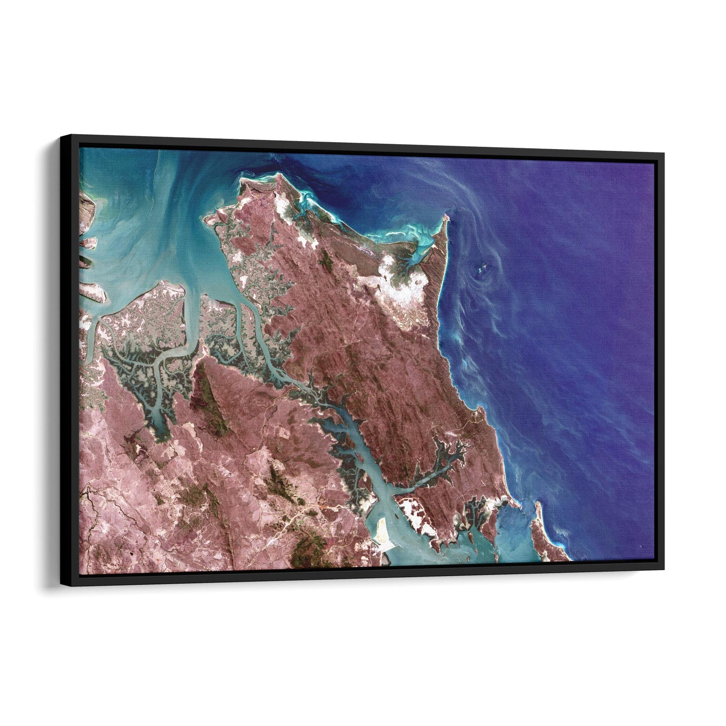 Cape Capricorn Aerial Photograph Australia Wall Art - The Affordable Art Company