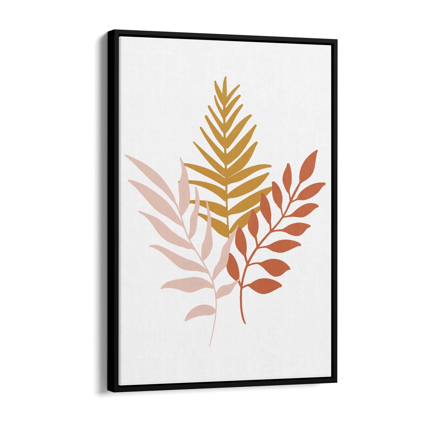 Abstract House Plant Minimal Living Room Wall Art #4 - The Affordable Art Company