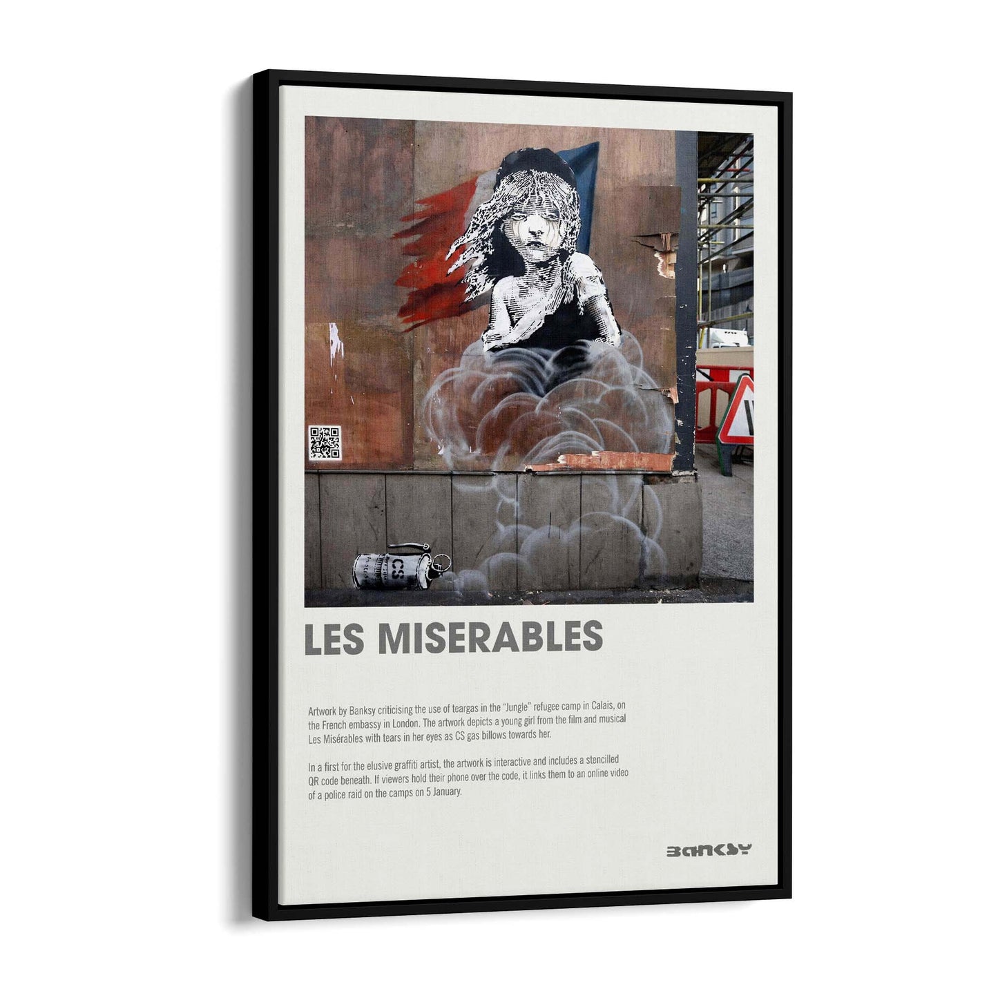 Banksy "Les Miserables" Graffiti Gallery Wall Art - The Affordable Art Company