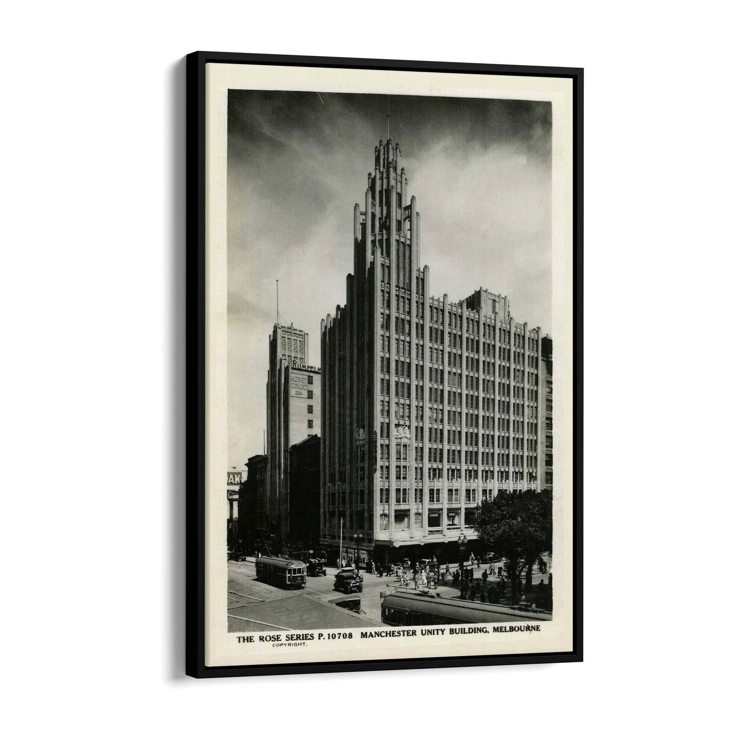 Manchester Unity Building, Melbourne Vintage Art - The Affordable Art Company