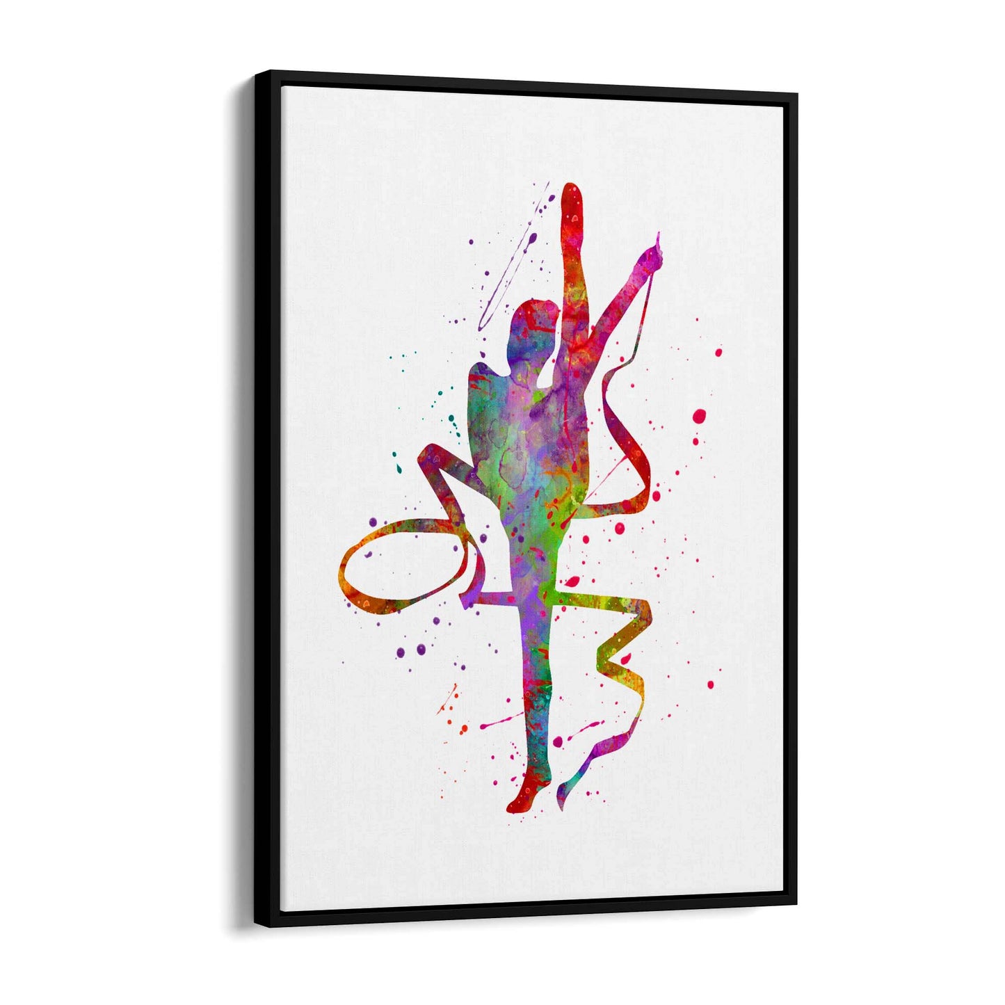 Gymnast Dance Girls Bedroom Gymnastics Wall Art #3 - The Affordable Art Company