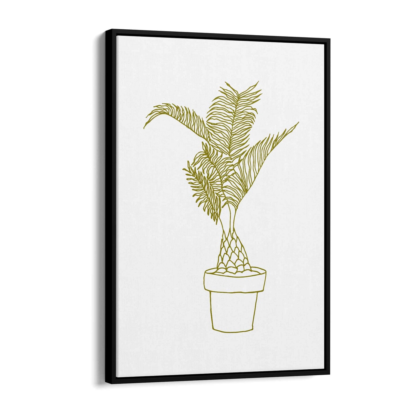 Abstract House Plant Minimal Living Room Wall Art #23 - The Affordable Art Company