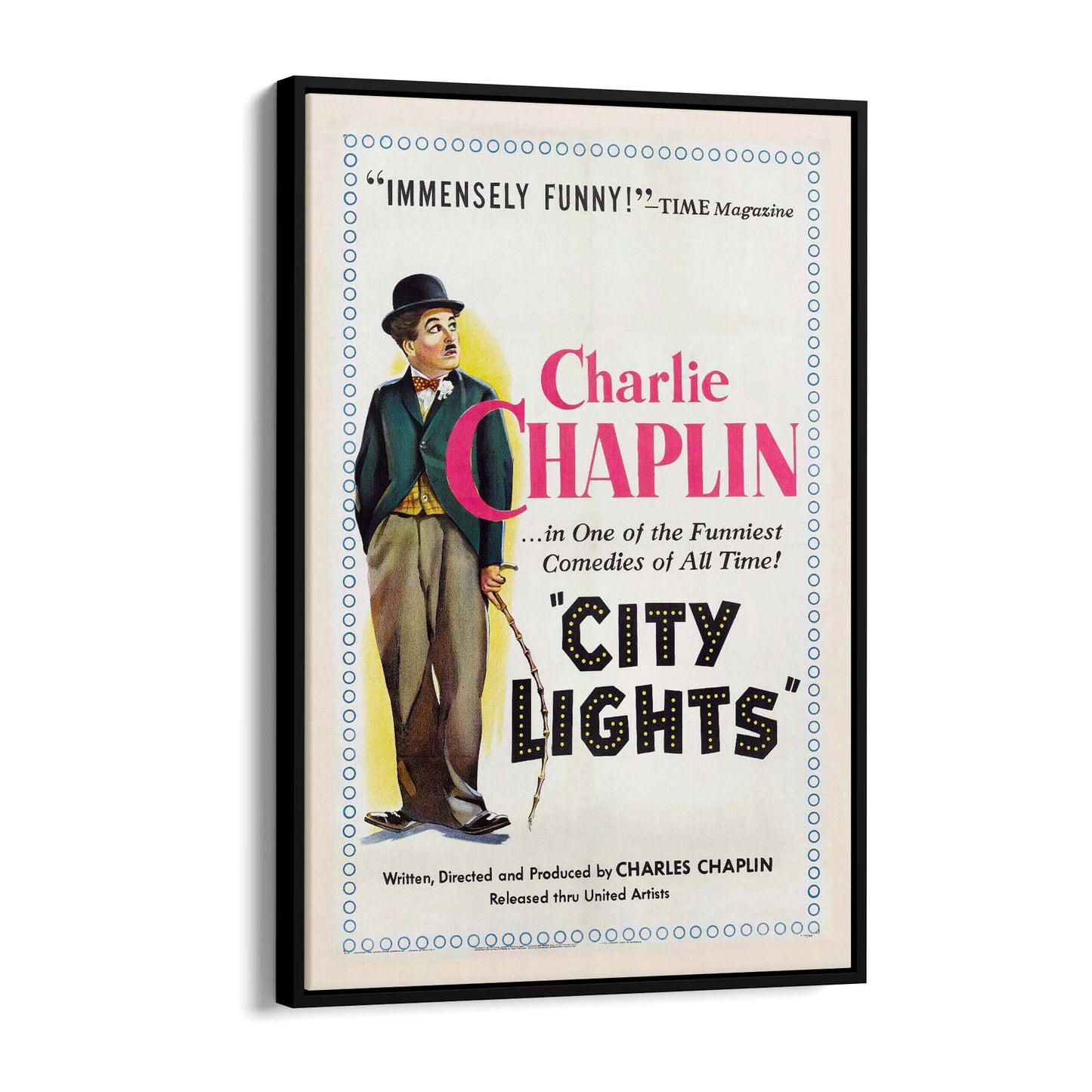 Vintage Charlie Chaplin Movie Wall Art - The Affordable Art Company