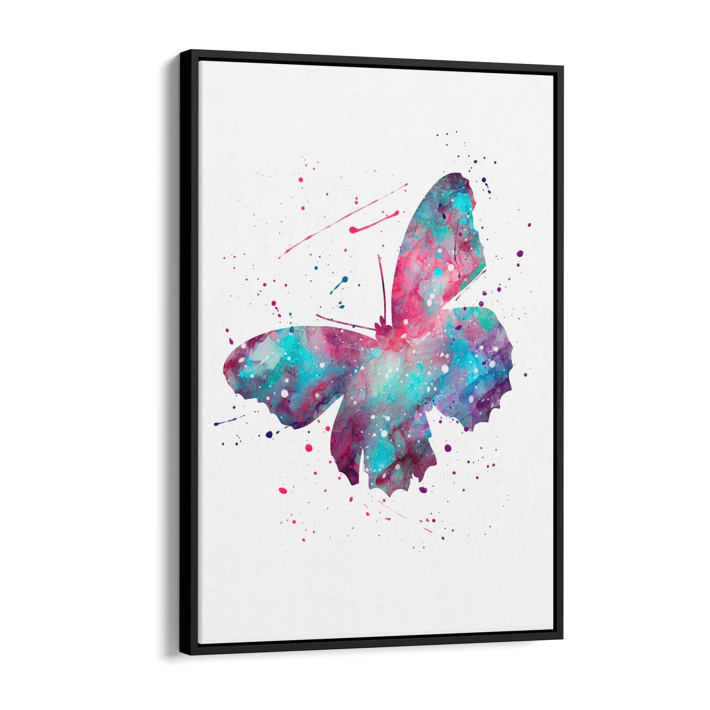 Butterfly Cute Nursery Baby Toddler Wall Art #2 - The Affordable Art Company