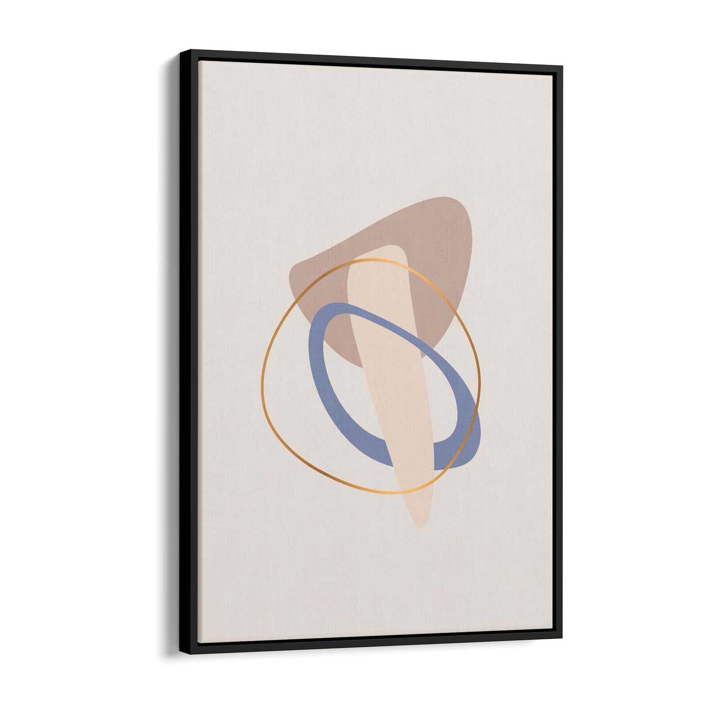 Pale Abstract Shapes Wall Art #3 - The Affordable Art Company